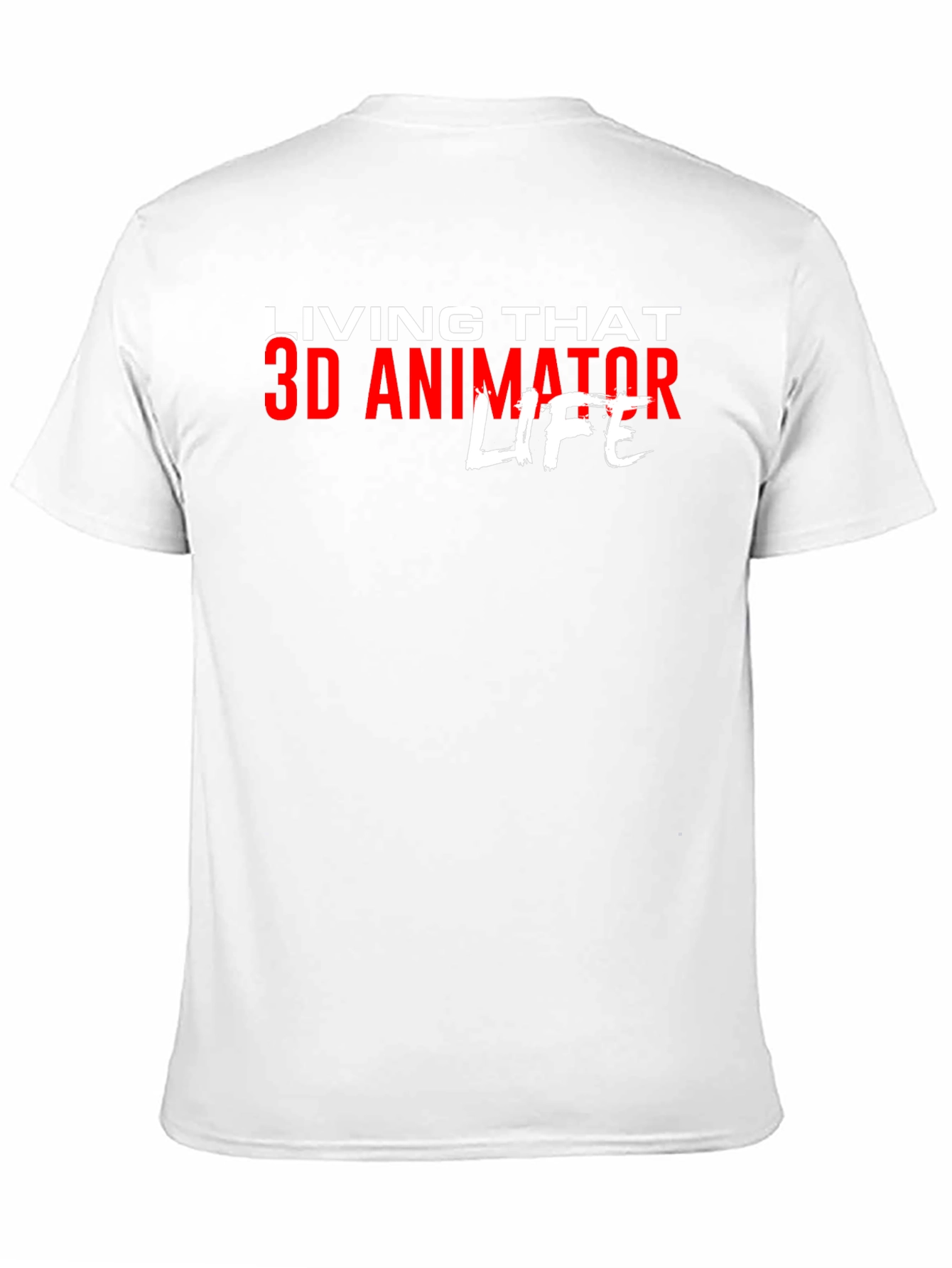 3D Animator Life T-Shirt - Black Graphic Tee
