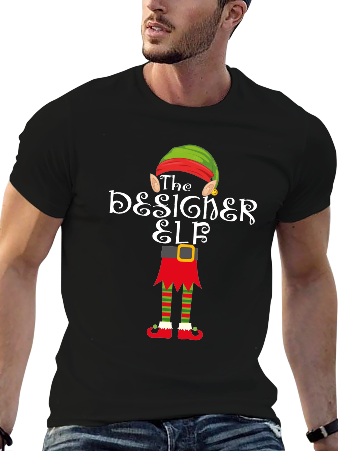 The Designer Elf T-Shirt - Christmas Holiday Tee