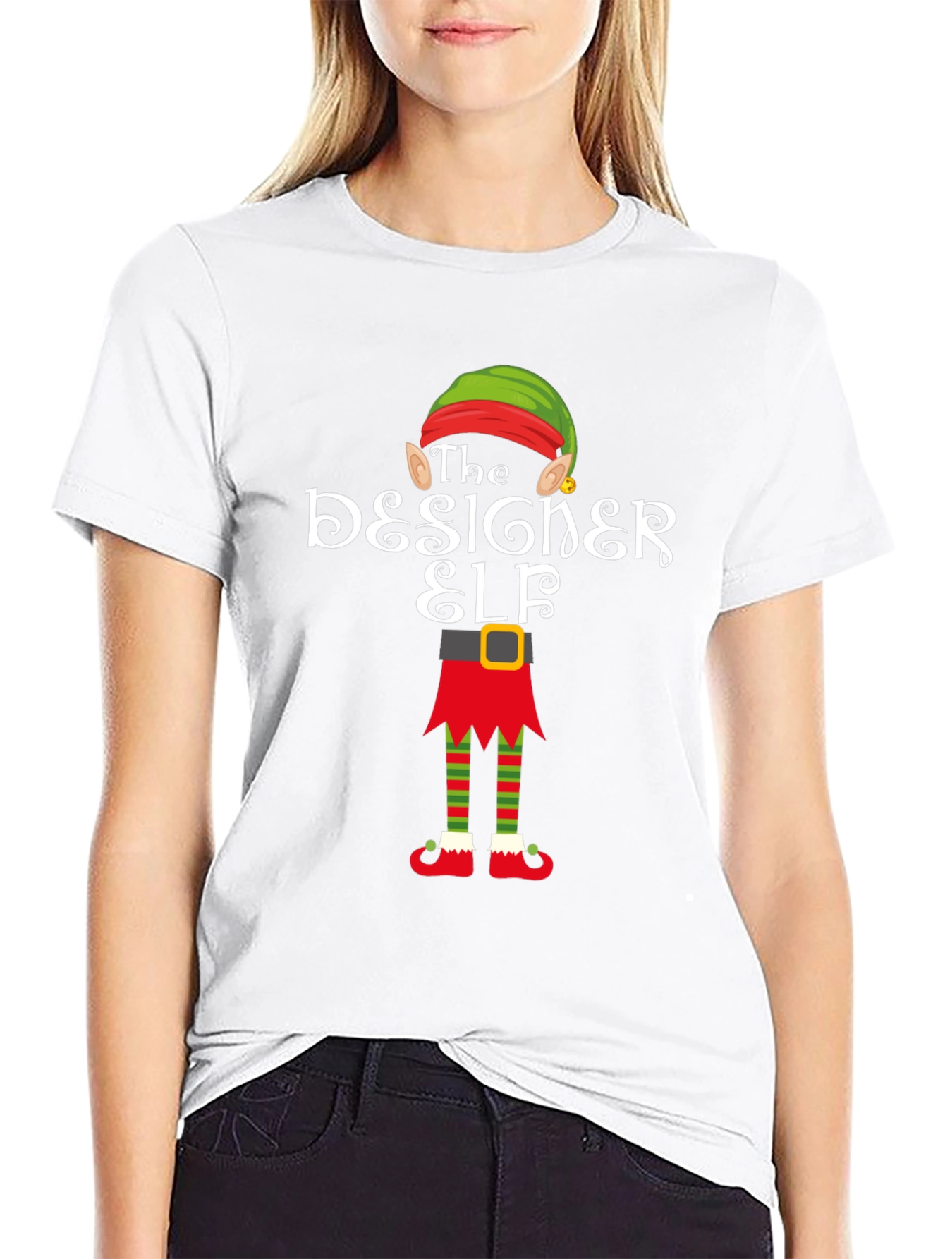 The Designer Elf T-Shirt - Christmas Holiday Tee