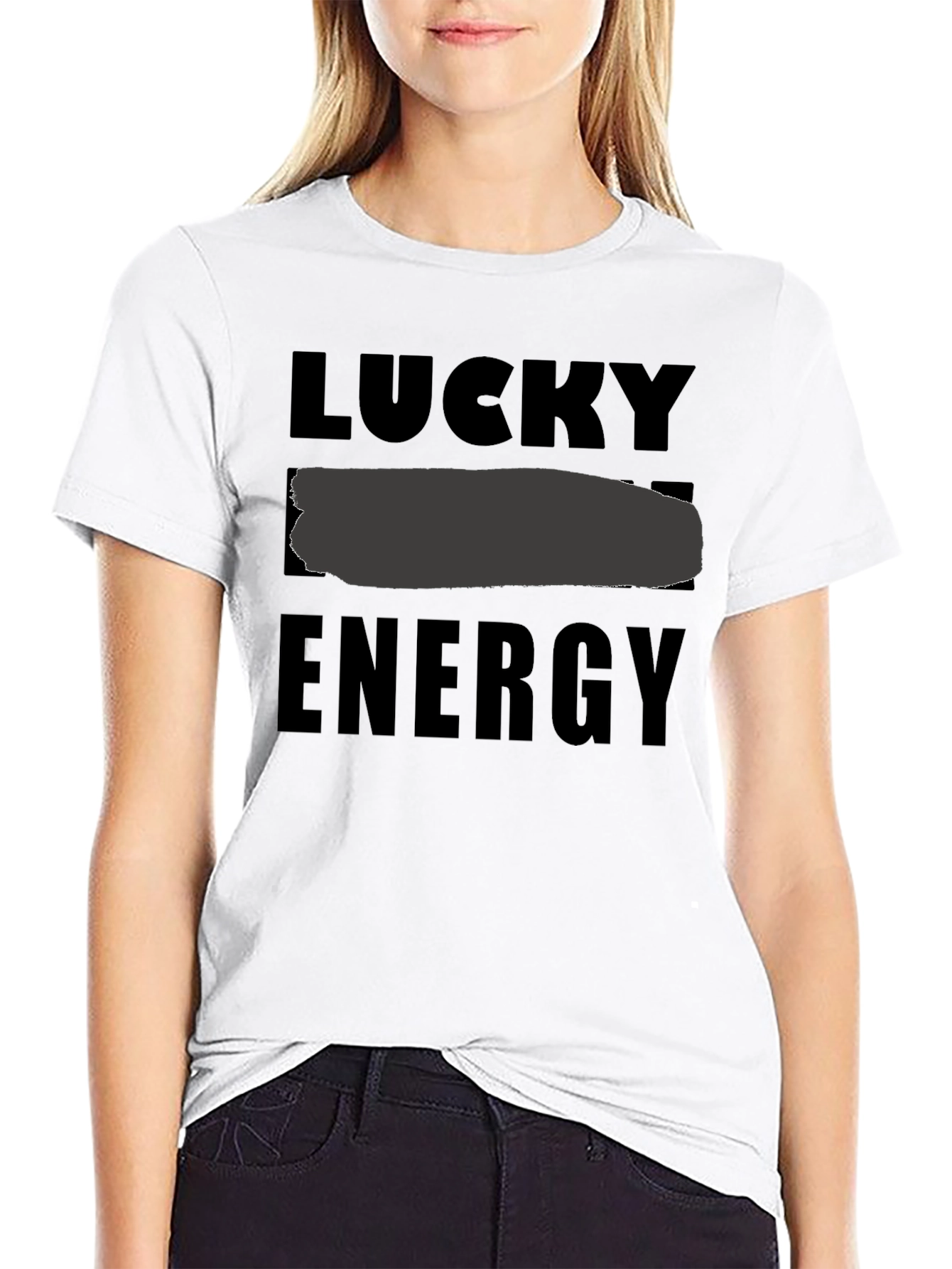 Lucky Energy Black T-Shirt