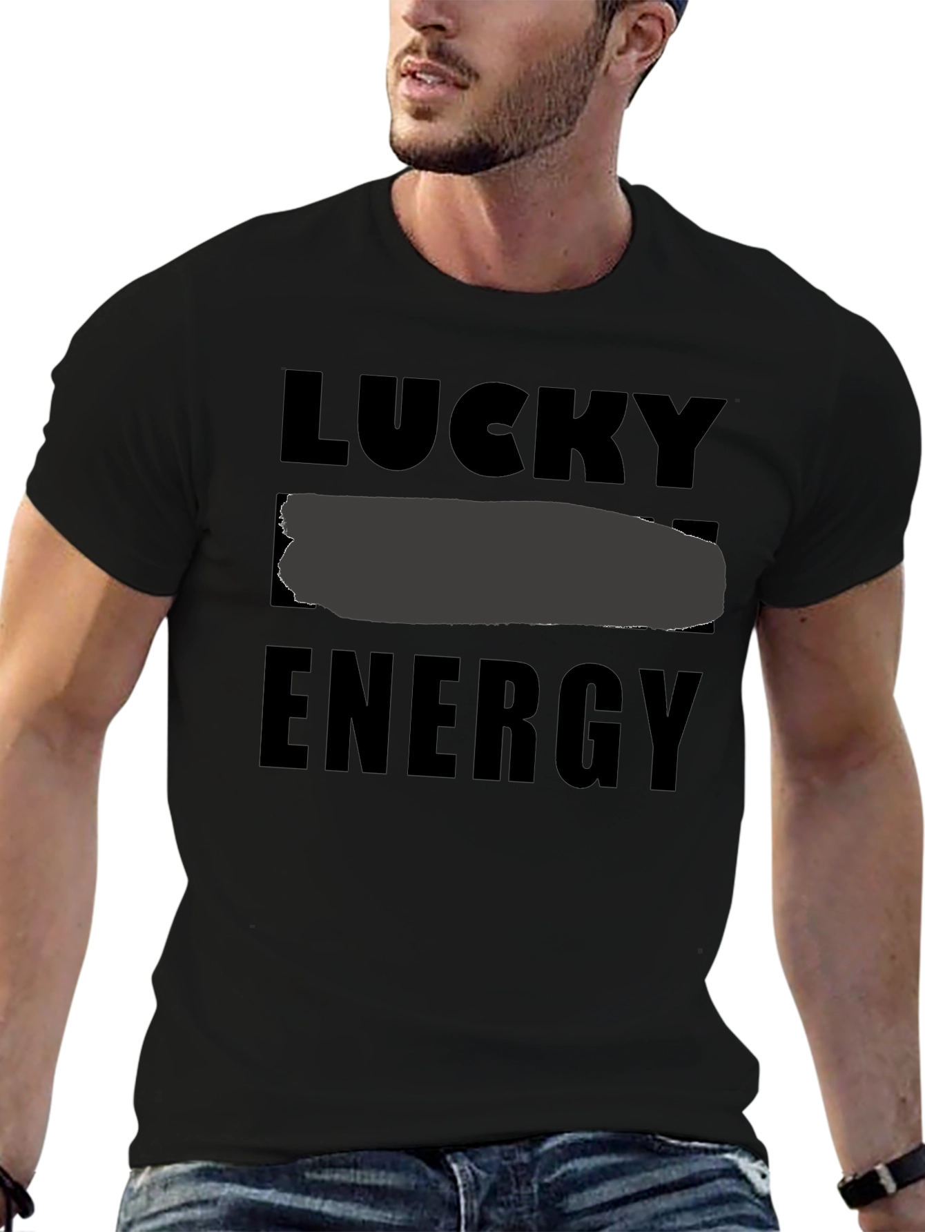 Lucky Energy Black T-Shirt
