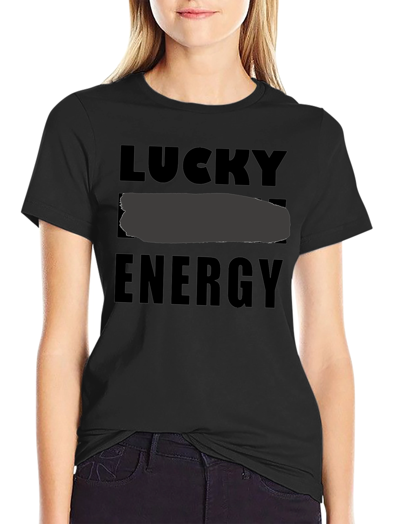 Lucky Energy Black T-Shirt