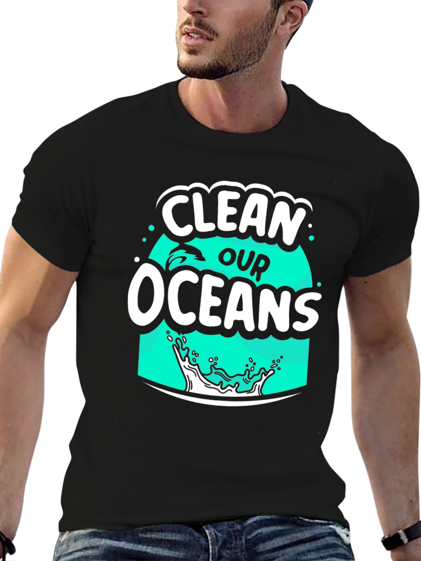 Clean Our Oceans Graphic T-Shirt
