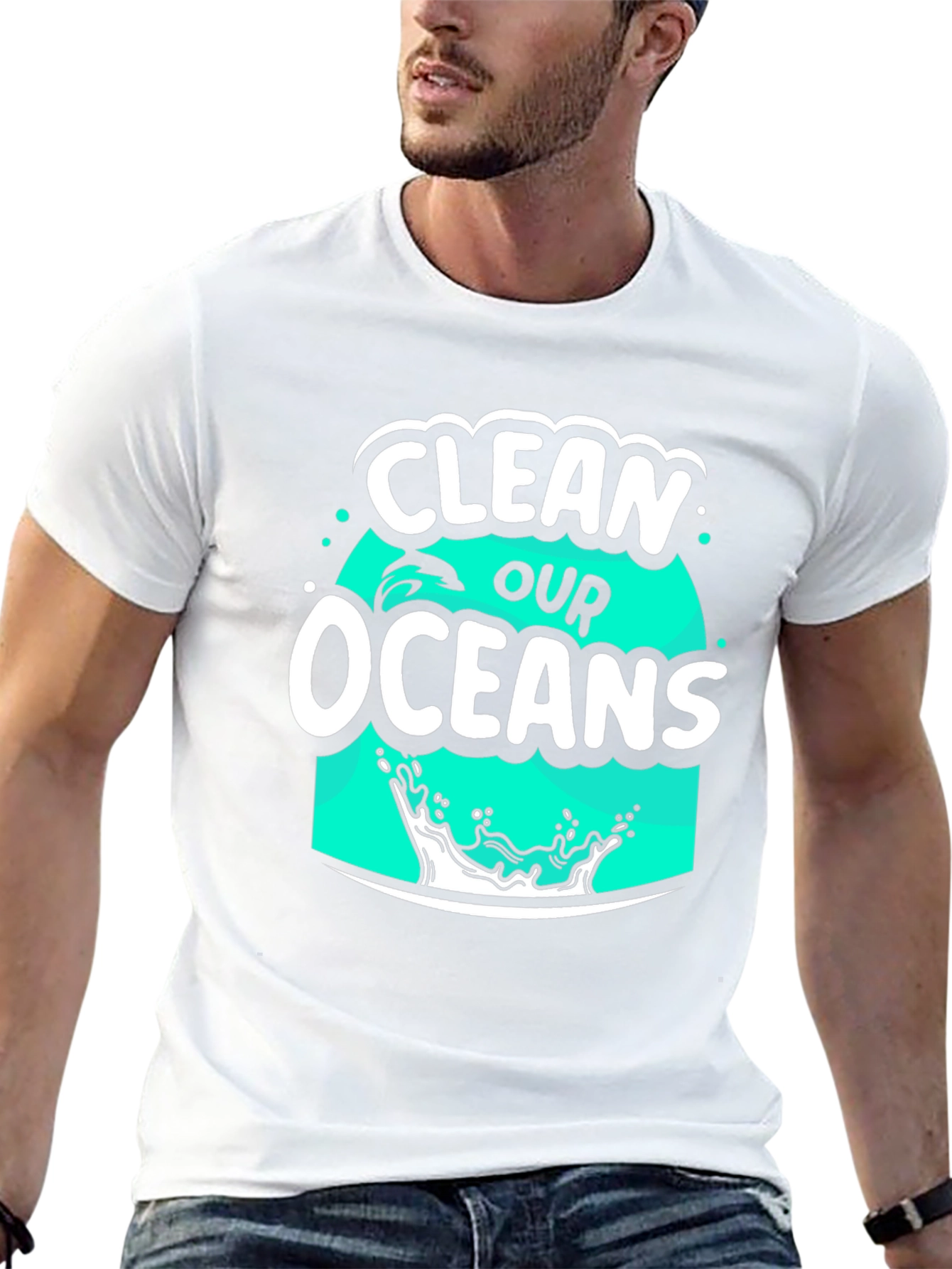 Clean Our Oceans Graphic T-Shirt