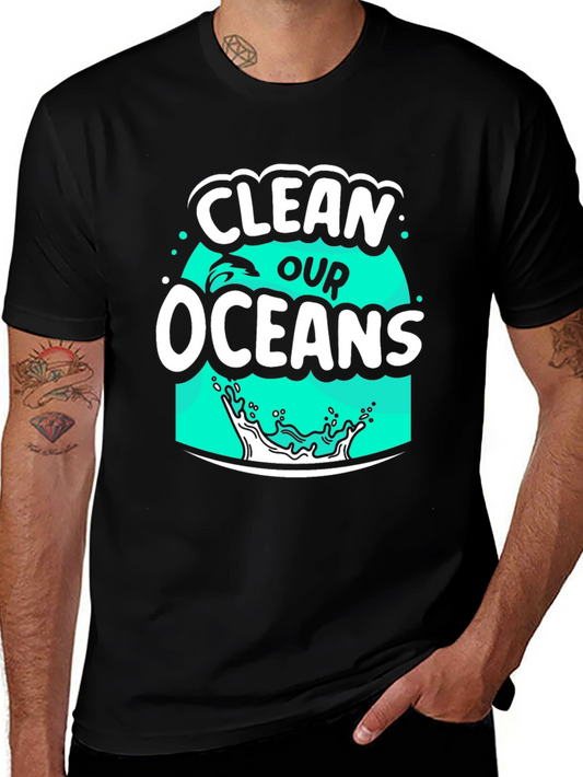 Clean Our Oceans Graphic T-Shirt
