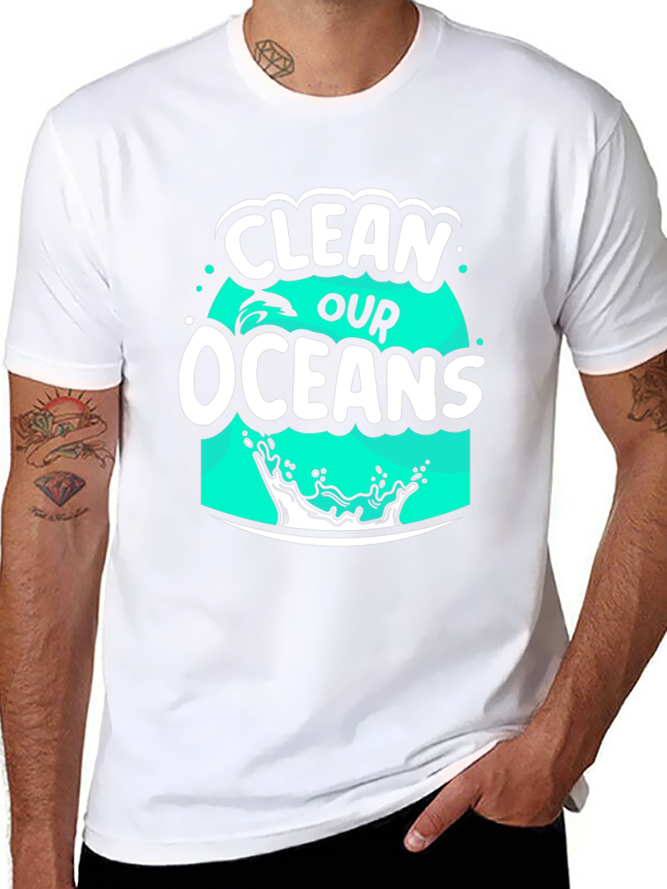 Clean Our Oceans Graphic T-Shirt