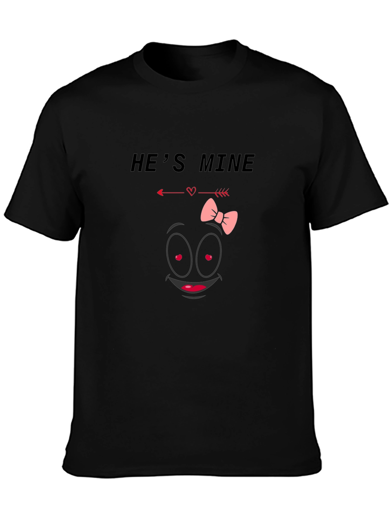 Hes Mine Graphic Tee - Black