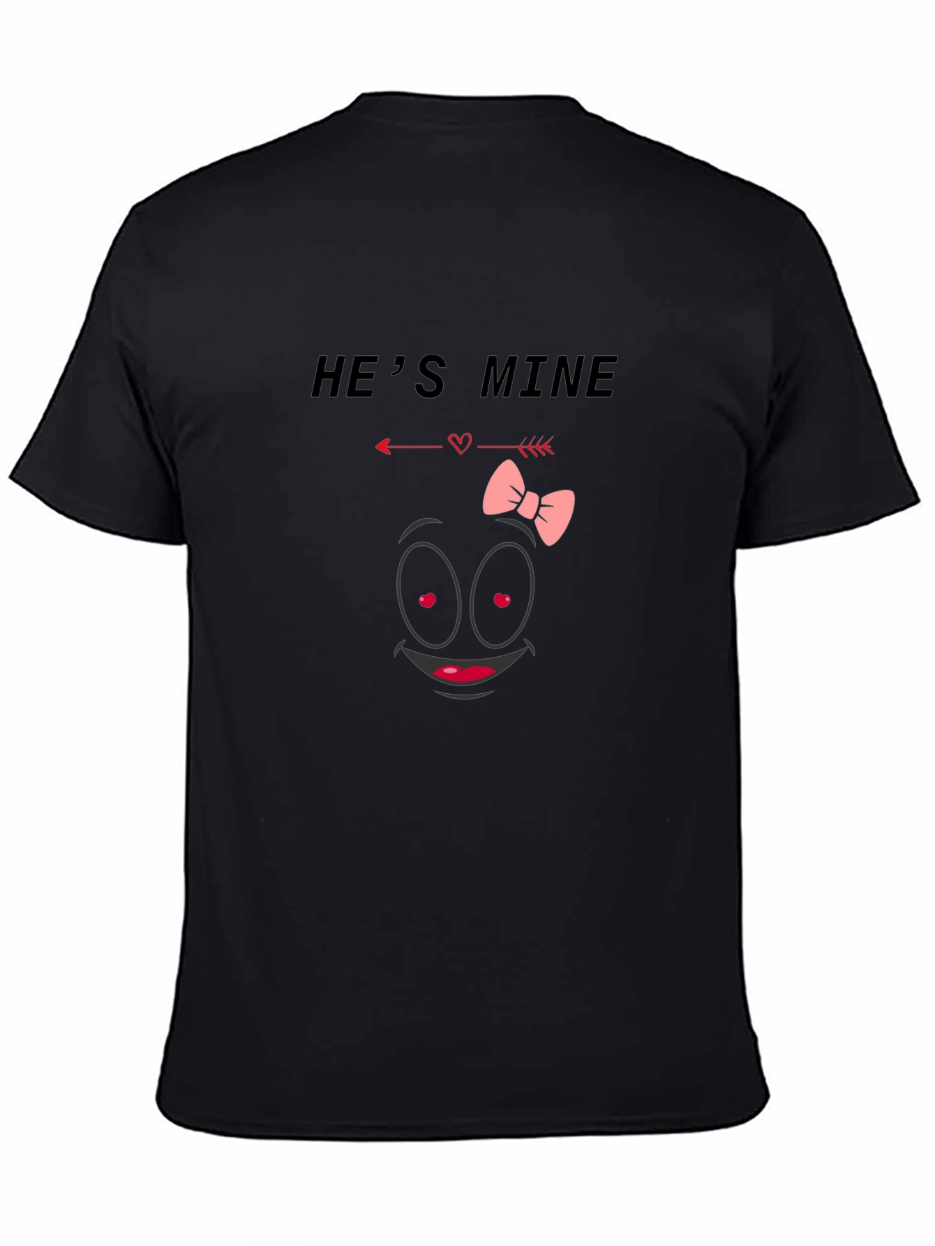 Hes Mine Graphic Tee - Black
