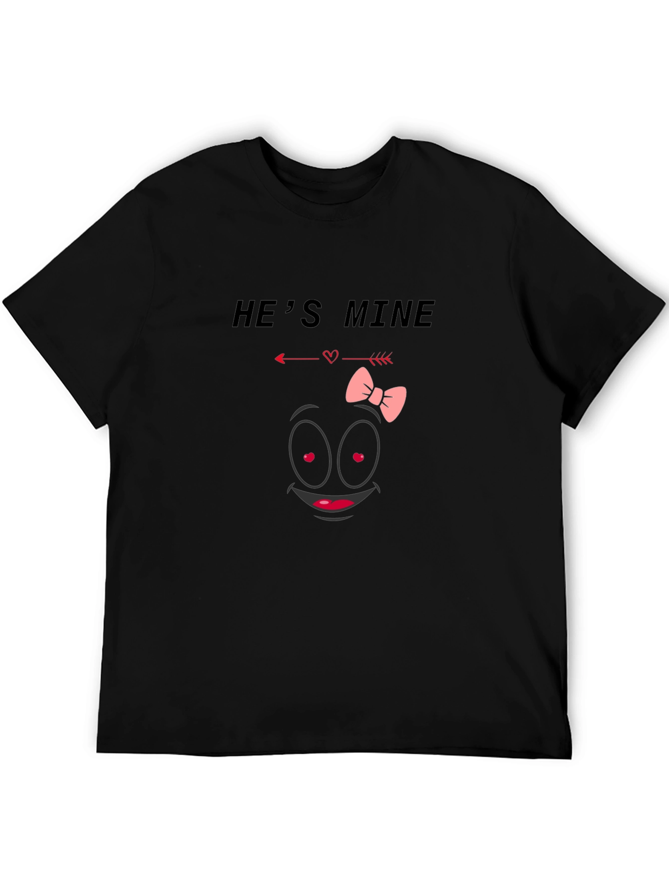 Hes Mine Graphic Tee - Black