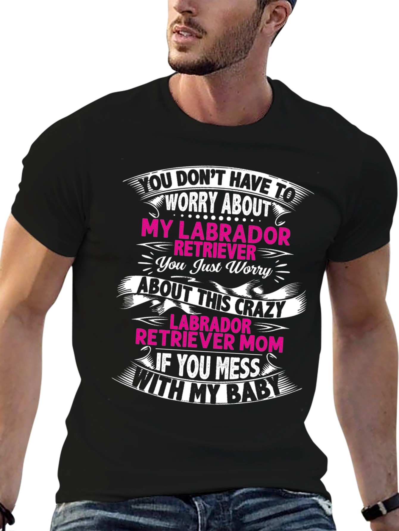 Labrador Retriever Mom T-Shirt - Crazy Mom
