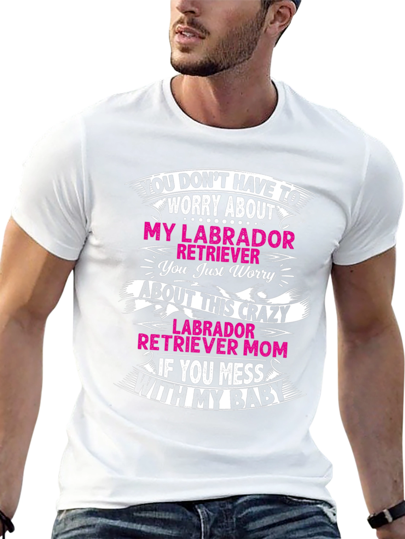 Labrador Retriever Mom T-Shirt - Crazy Mom