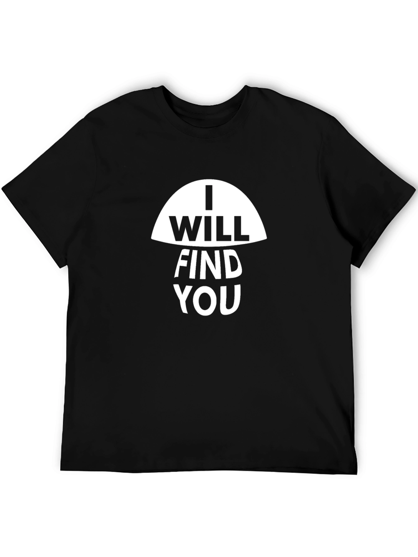 I Will Find You Graphic Tee - Black
