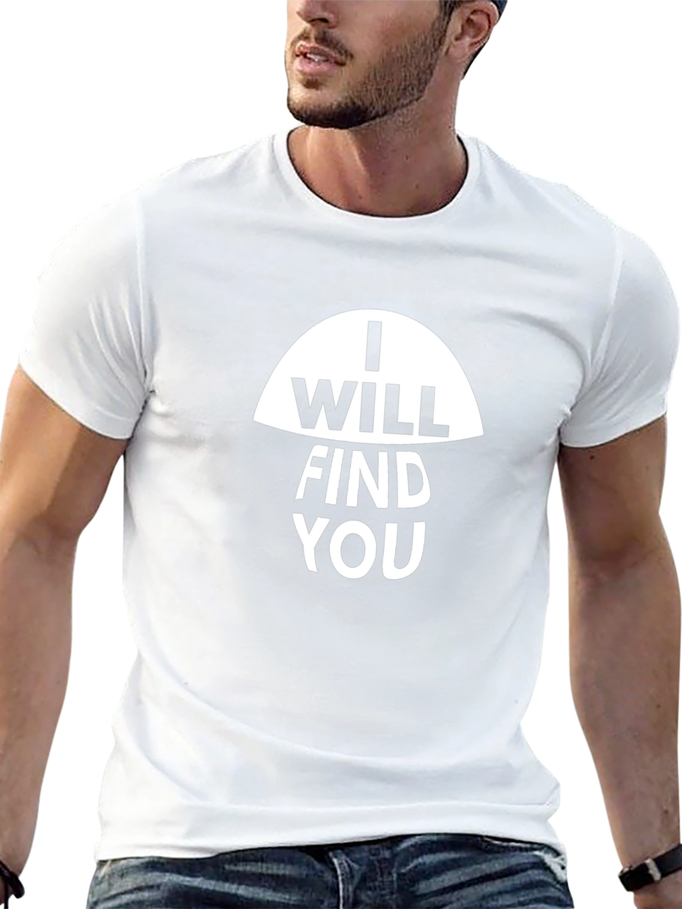 I Will Find You Graphic Tee - Black
