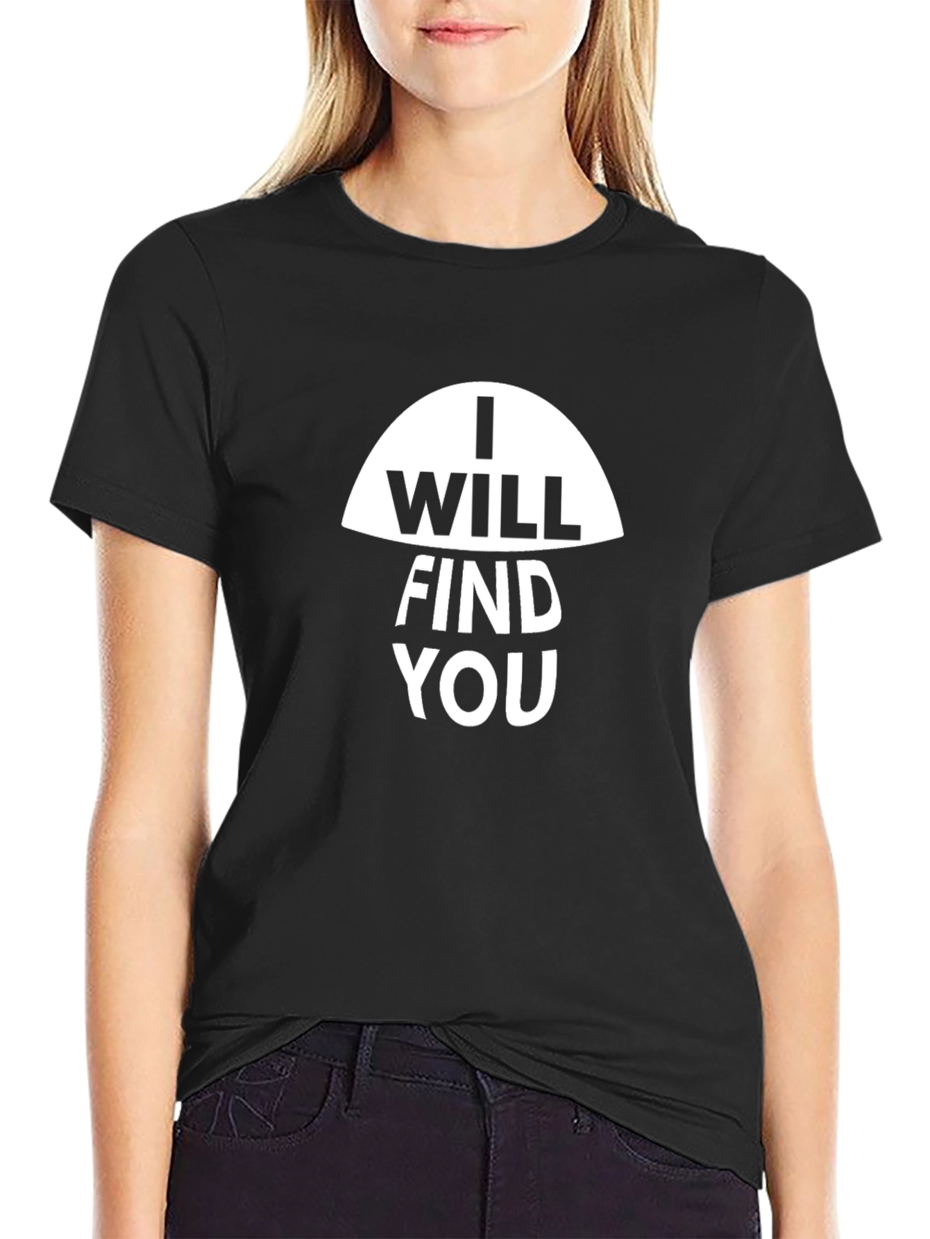 I Will Find You Graphic Tee - Black