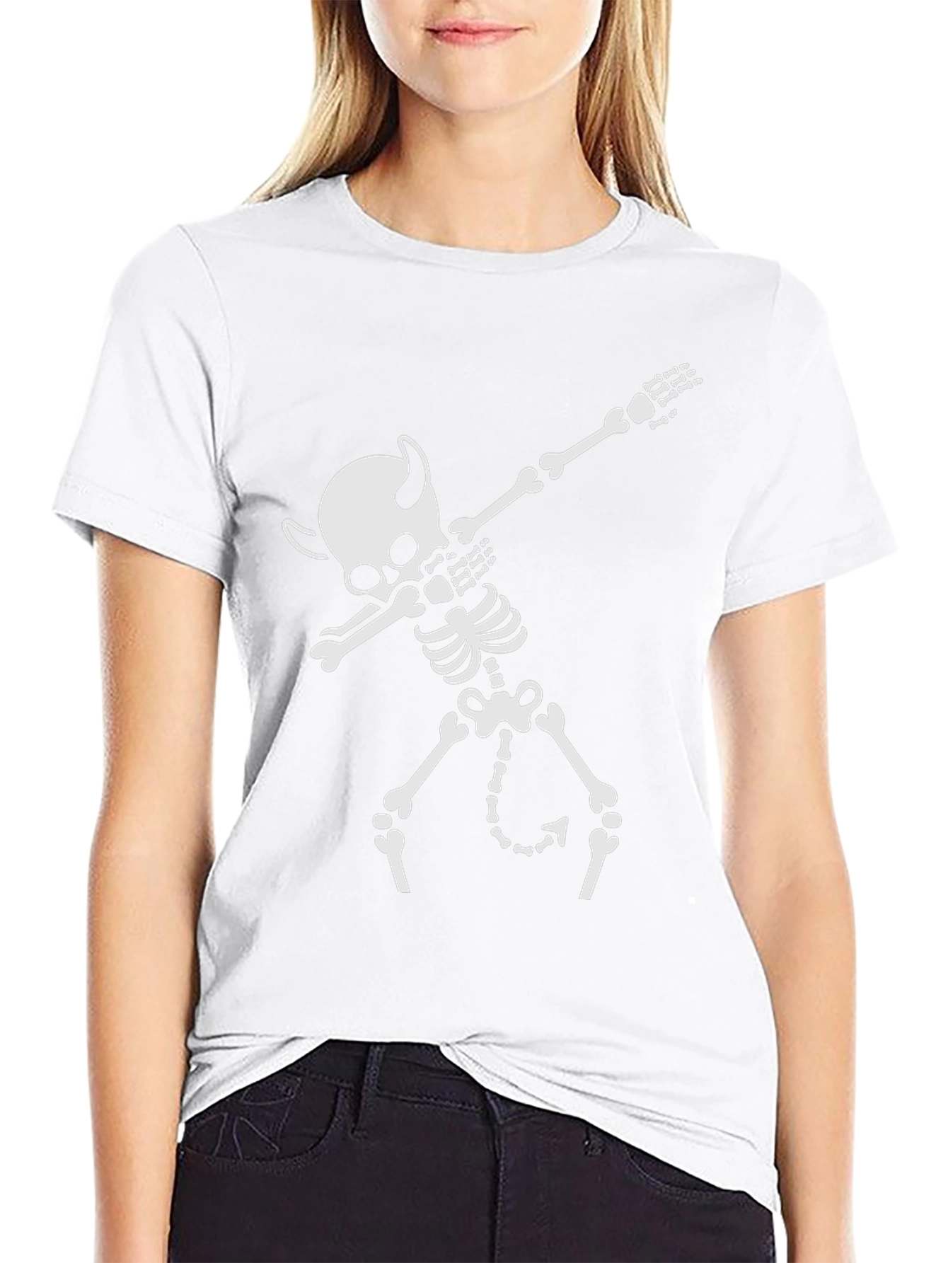 Dabbing Devil Skeleton T-Shirt