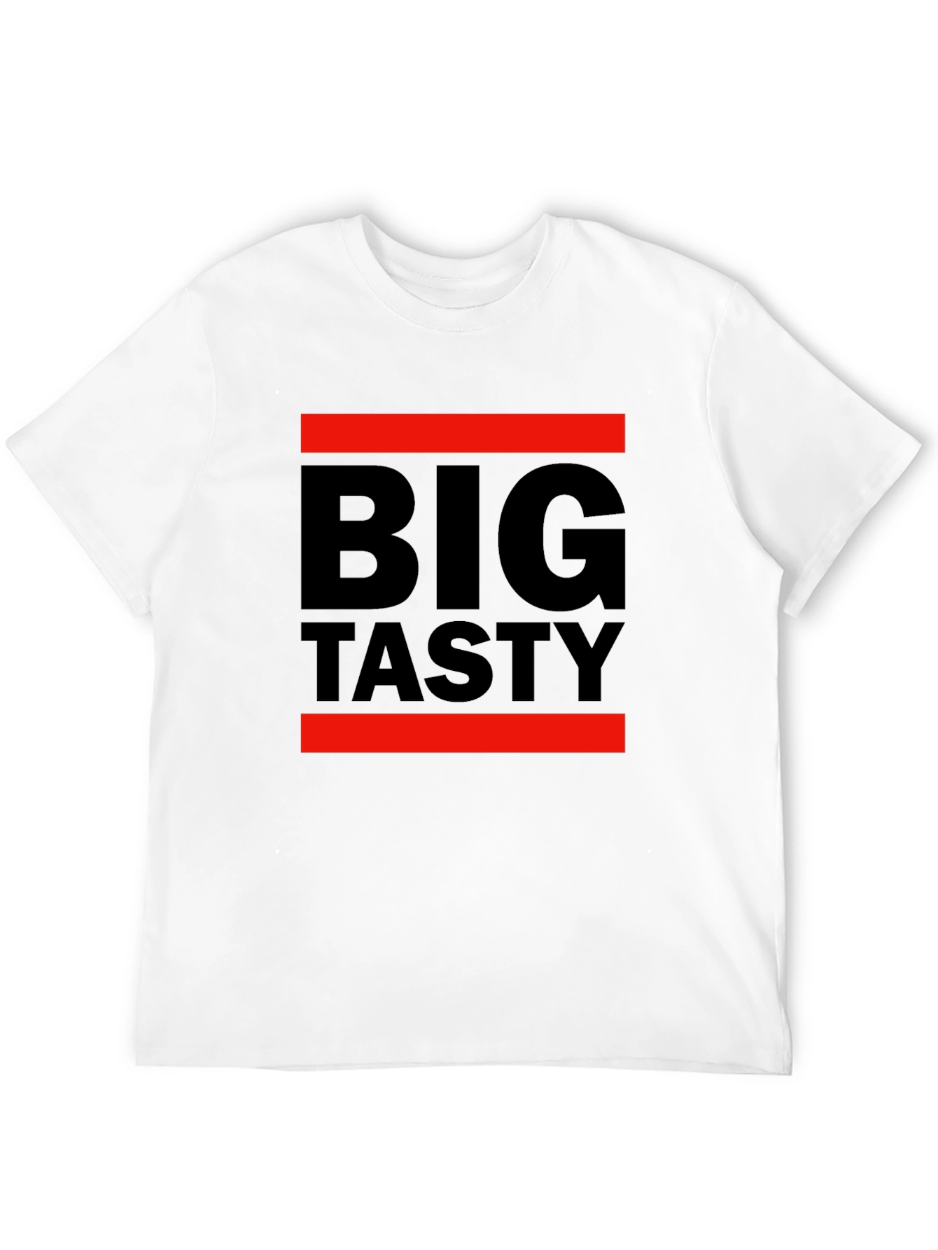 Big Tasty Graphic Tee - Black Cotton T-Shirt