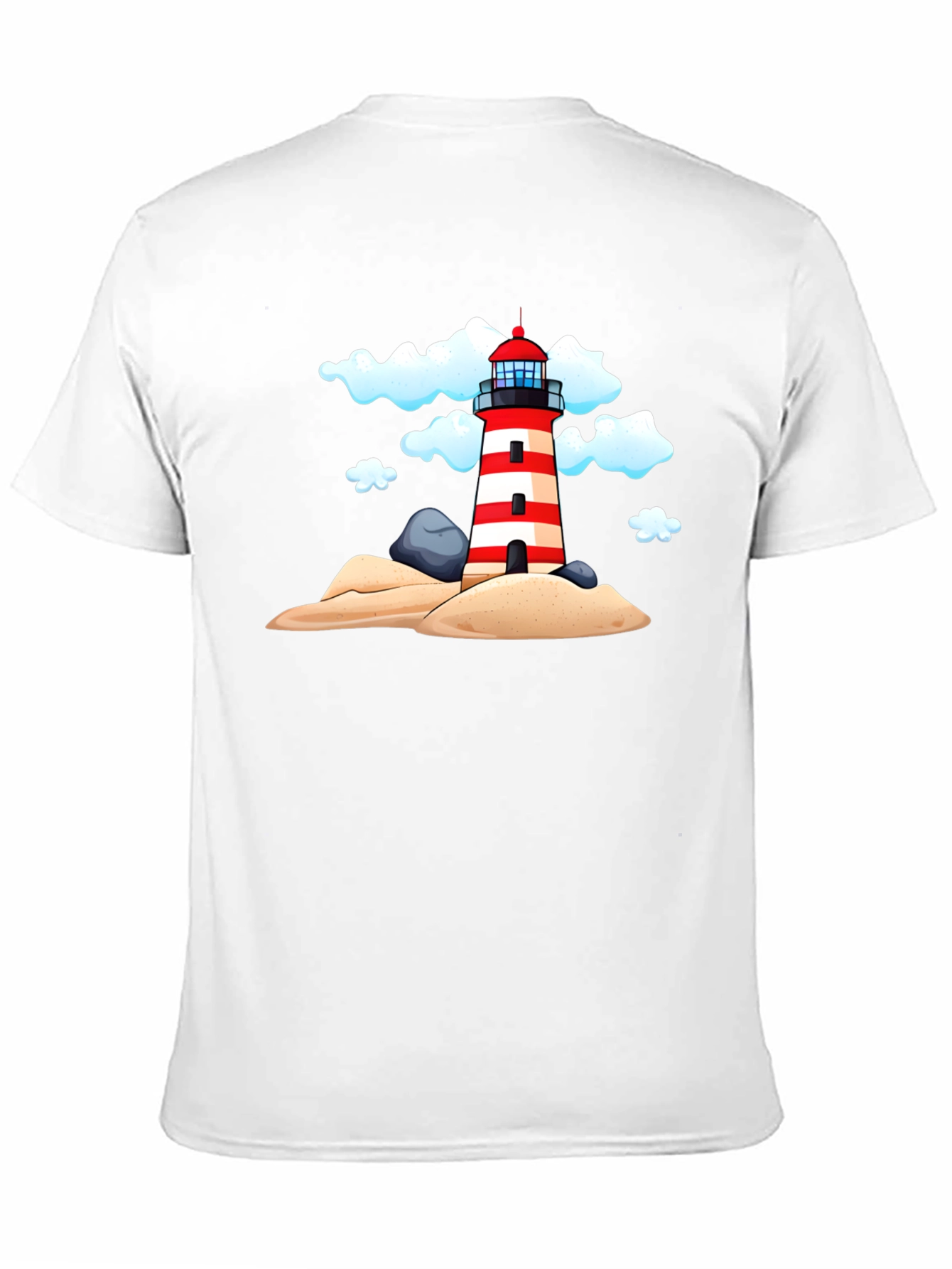Lighthouse Graphic Tee - Coastal Style Shirt