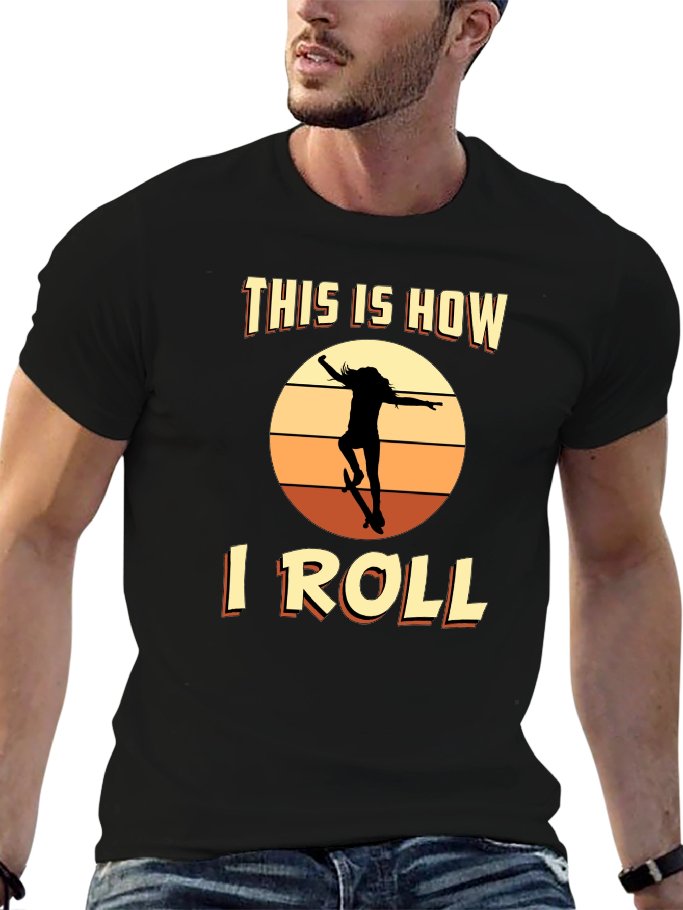 This is How I Roll Skateboard T-Shirt
