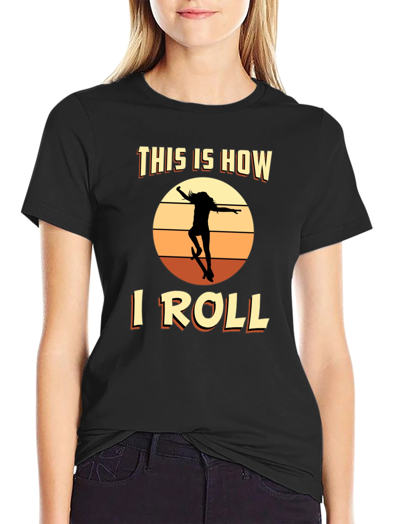 This is How I Roll Skateboard T-Shirt