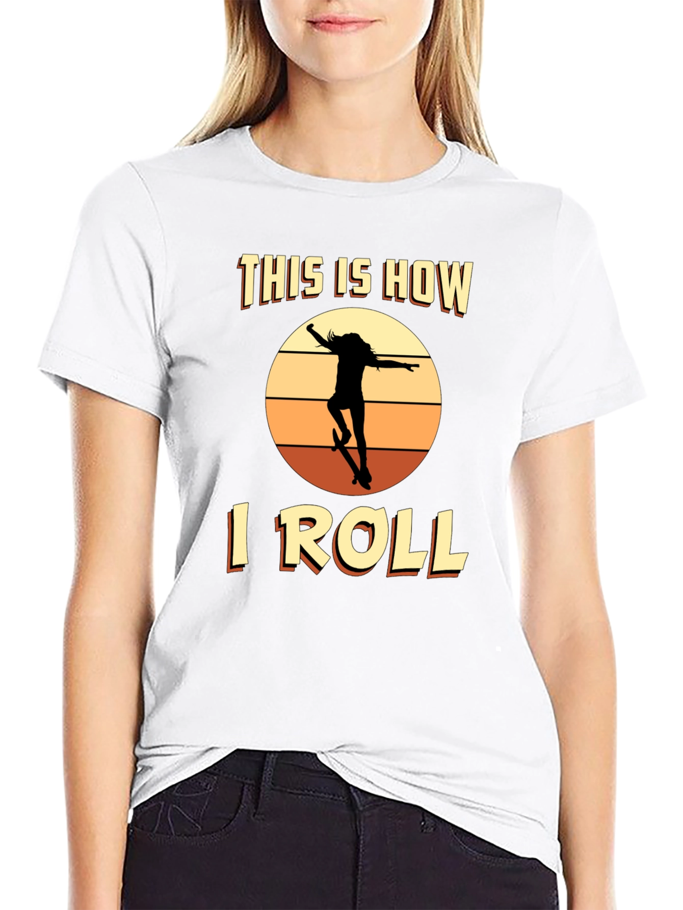 This is How I Roll Skateboard T-Shirt