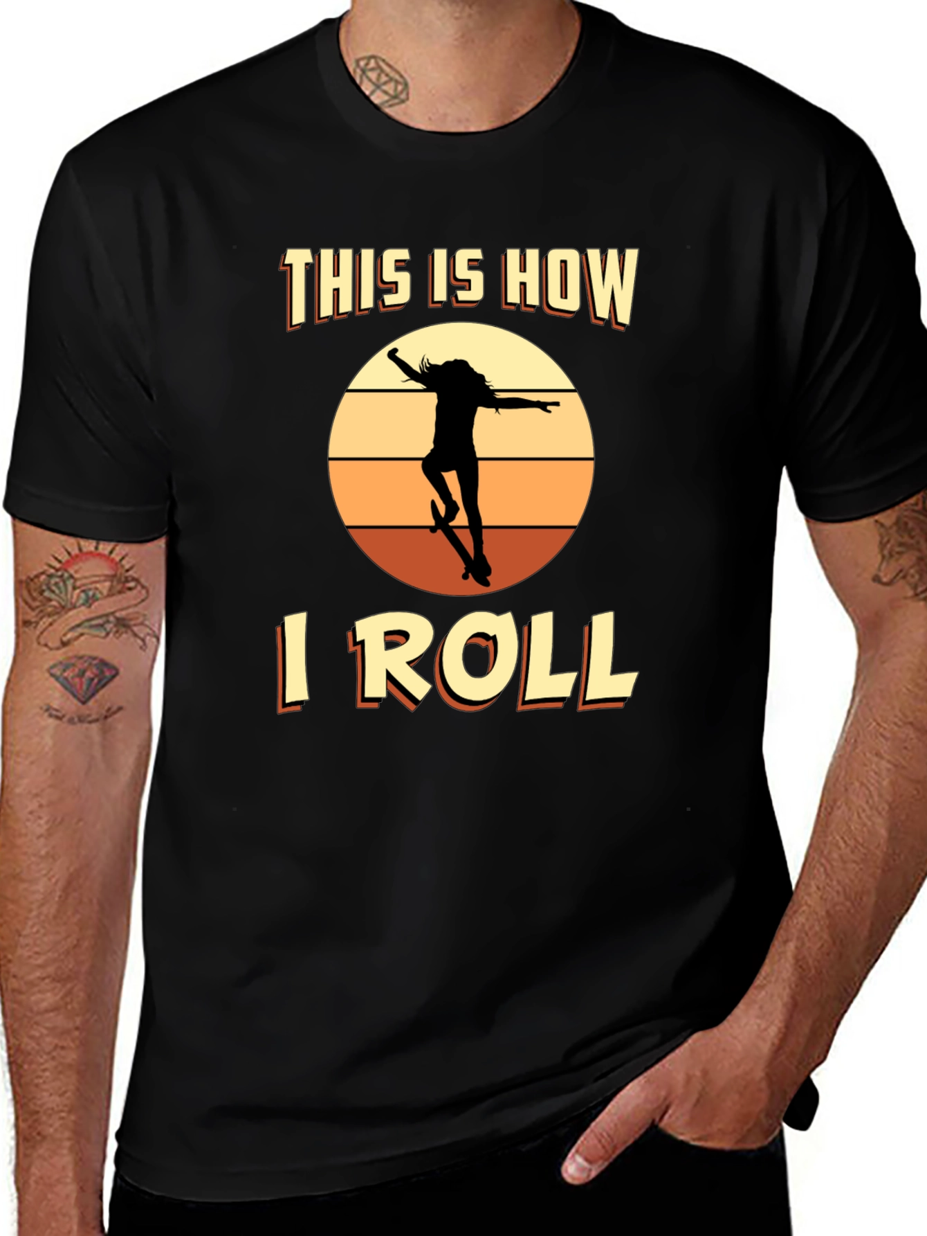 This is How I Roll Skateboard T-Shirt