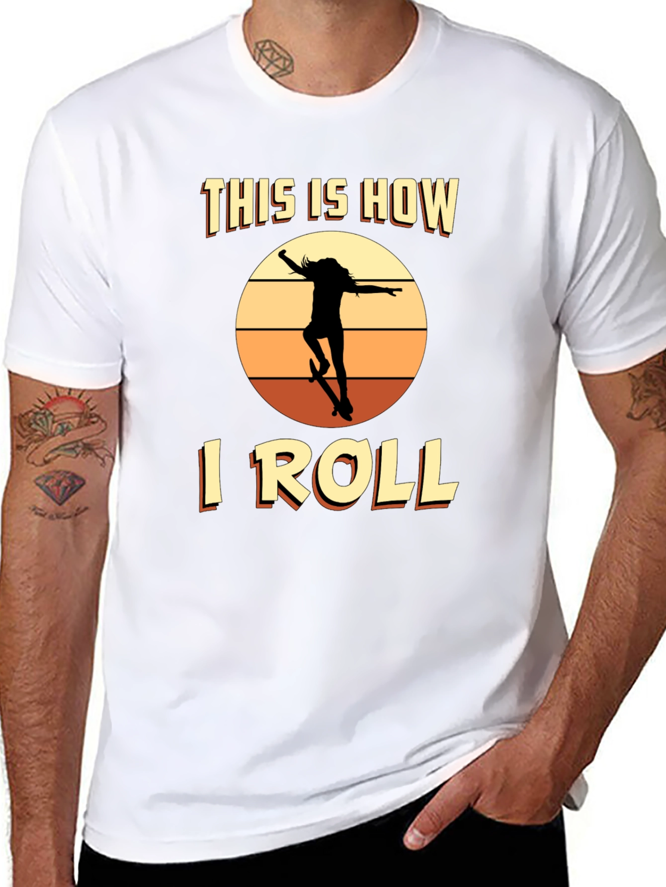 This is How I Roll Skateboard T-Shirt
