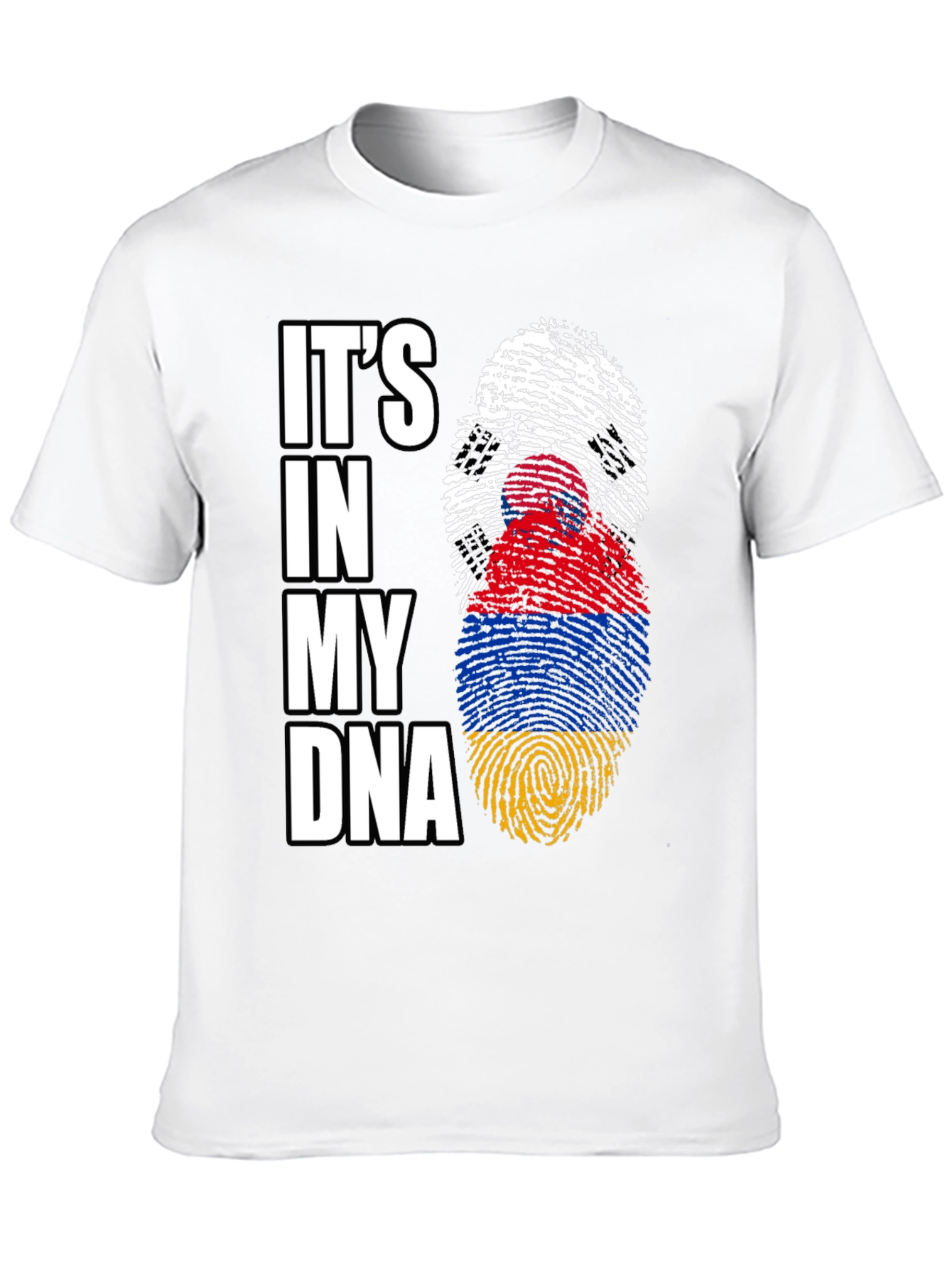 Its in My DNA Armenia Flag Fingerprint T-Shirt