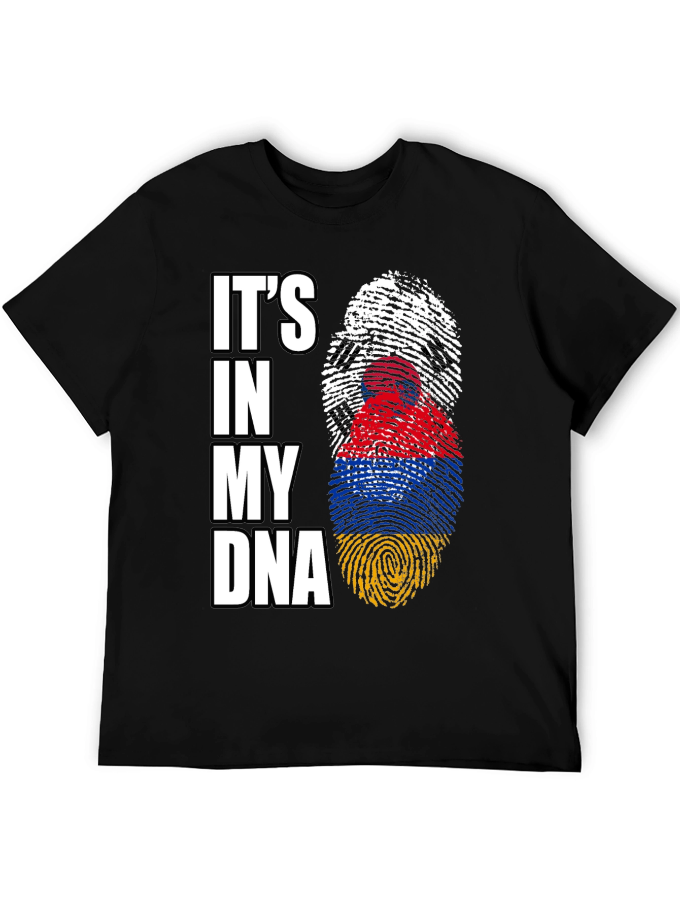 Its in My DNA Armenia Flag Fingerprint T-Shirt