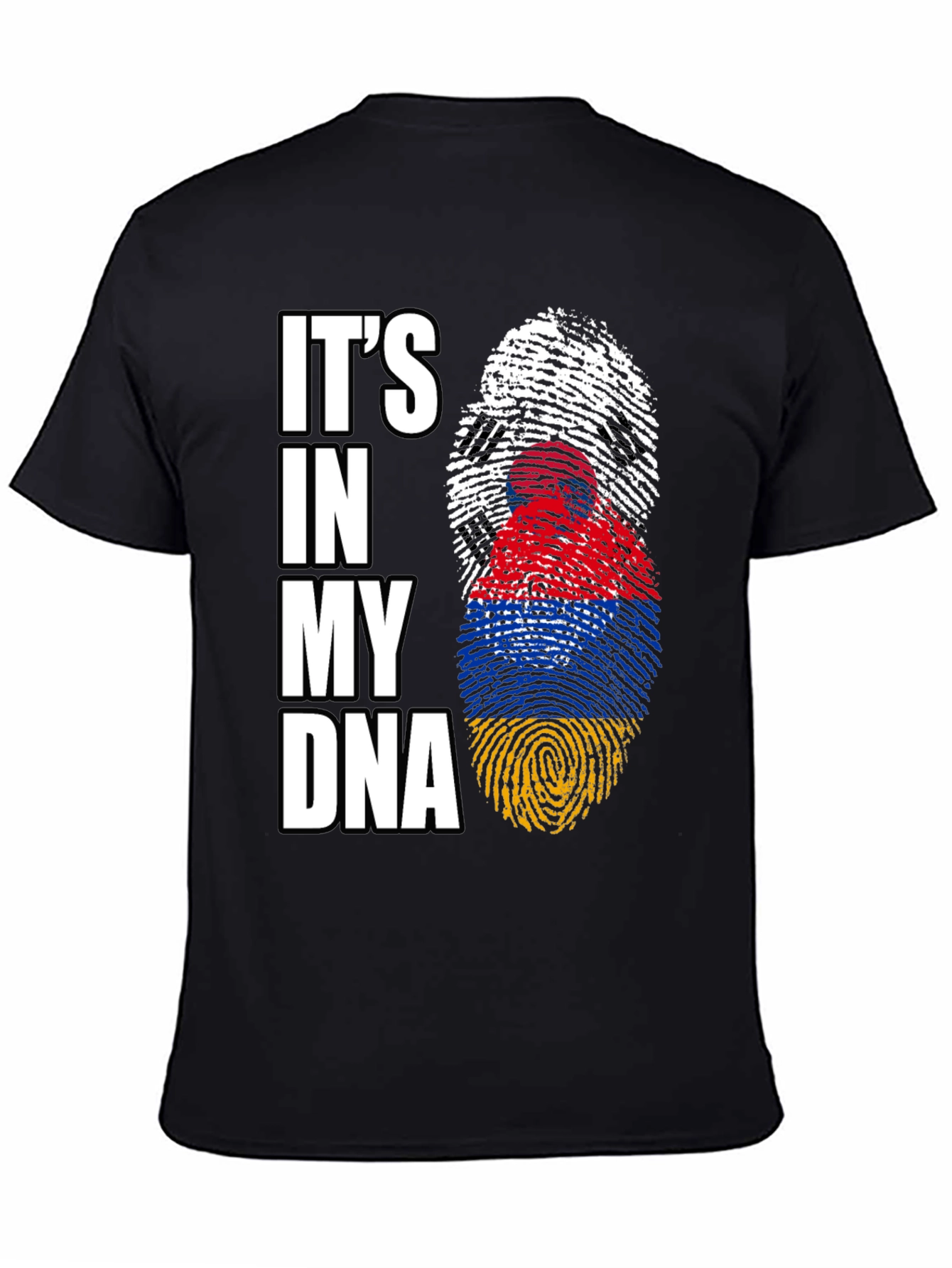 Its in My DNA Armenia Flag Fingerprint T-Shirt