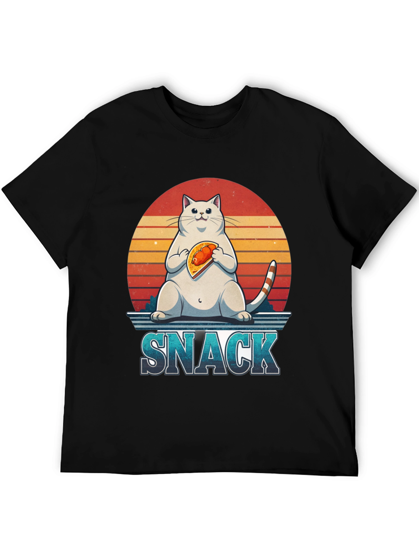 Cat Snack Graphic T-Shirt