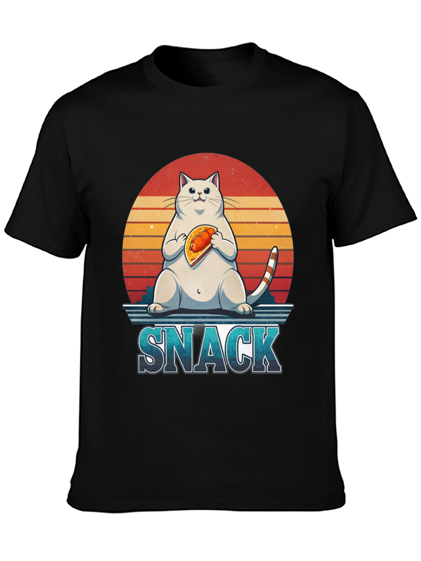Cat Snack Graphic T-Shirt
