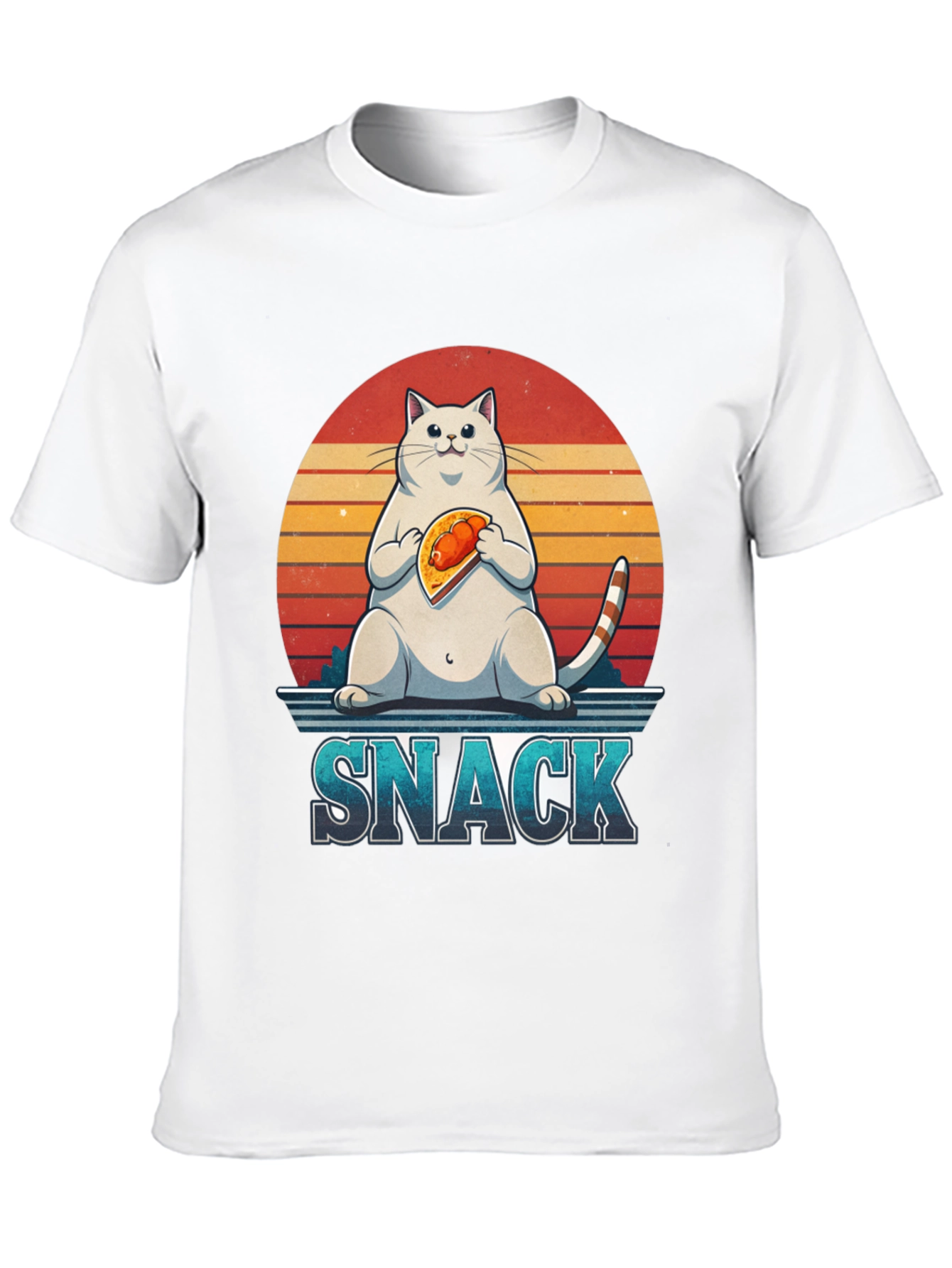 Cat Snack Graphic T-Shirt