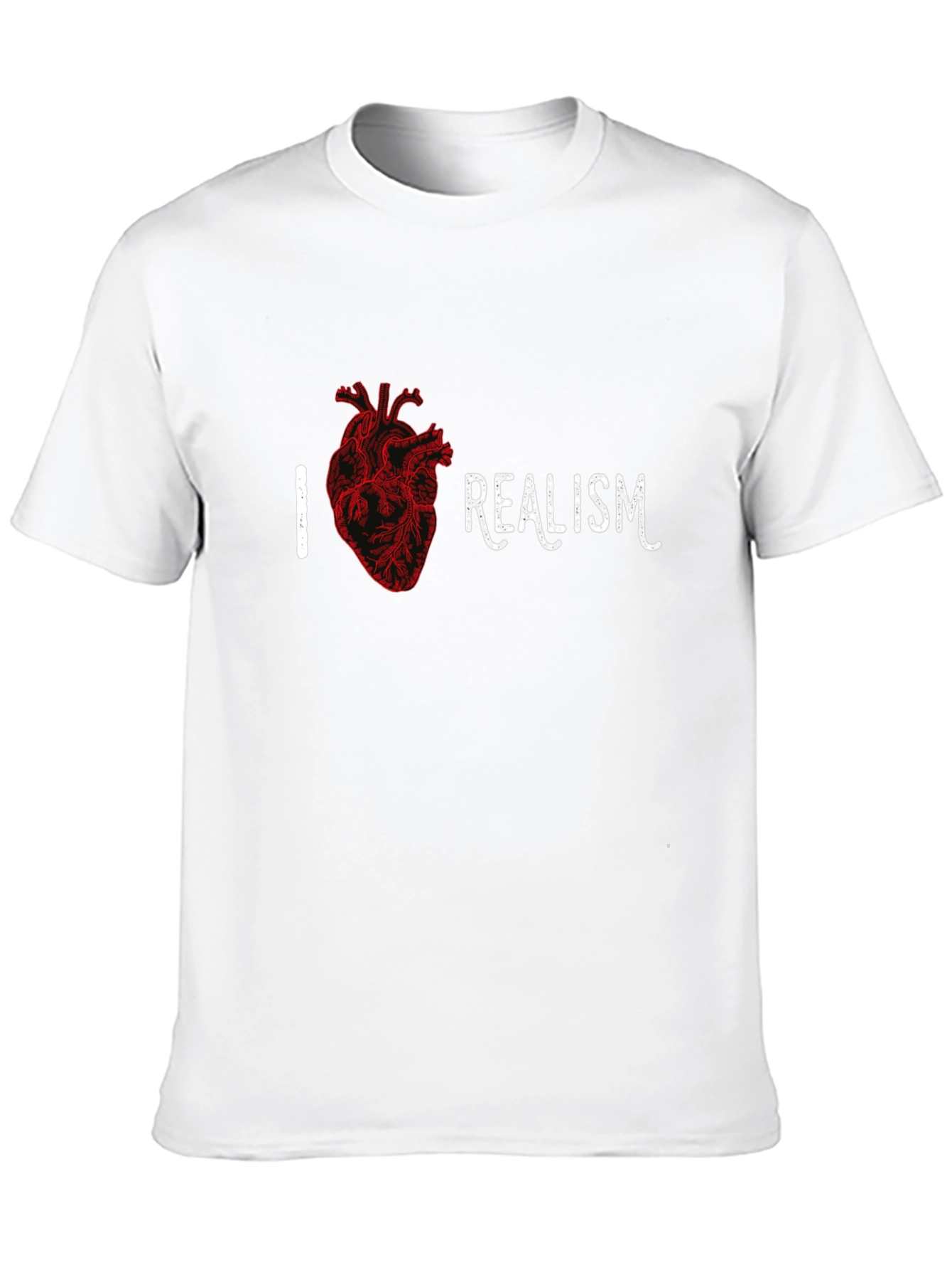 I Heart Realism Black T-Shirt
