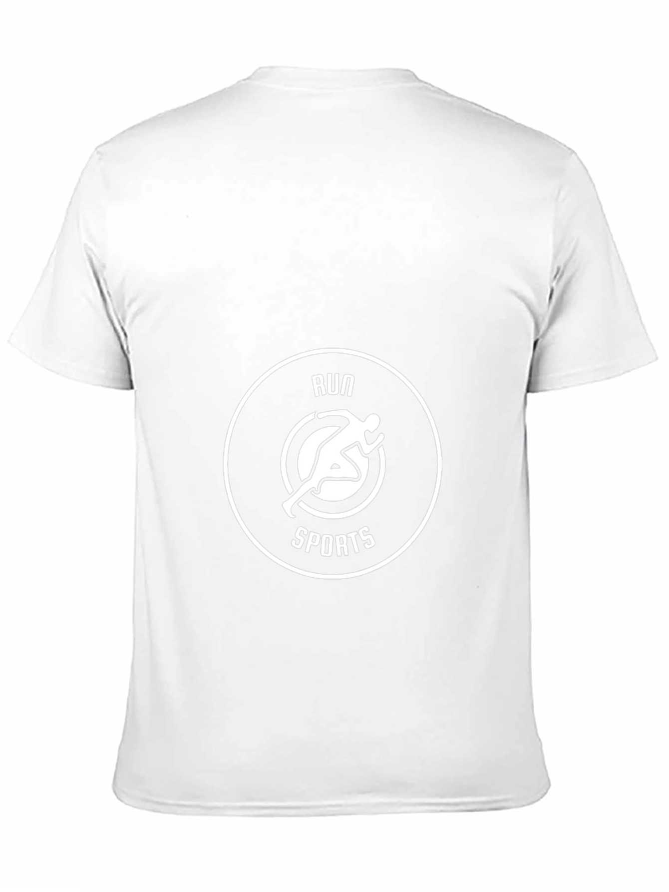 Mens Black Run Sports Graphic T-Shirt