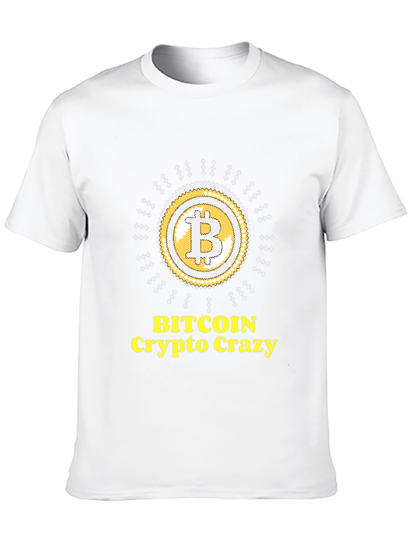 Bitcoin Crypto Crazy Graphic T-Shirt