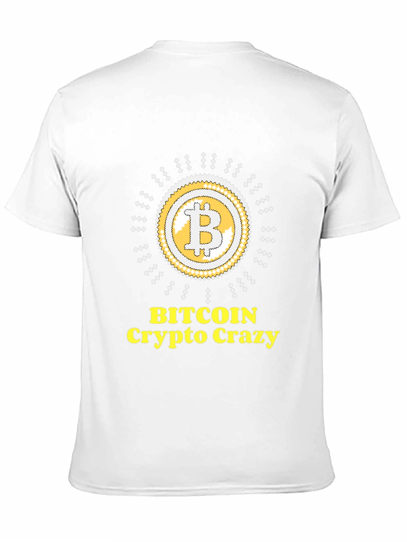 Bitcoin Crypto Crazy Graphic T-Shirt