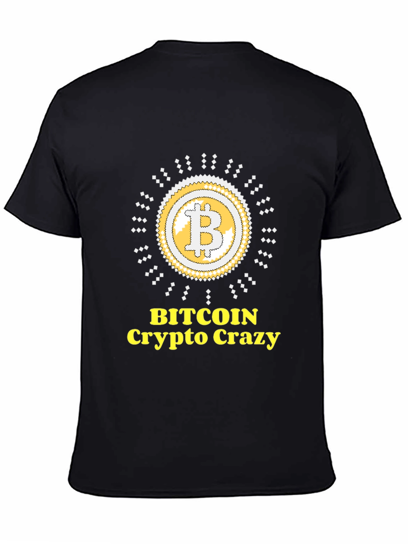 Bitcoin Crypto Crazy Graphic T-Shirt