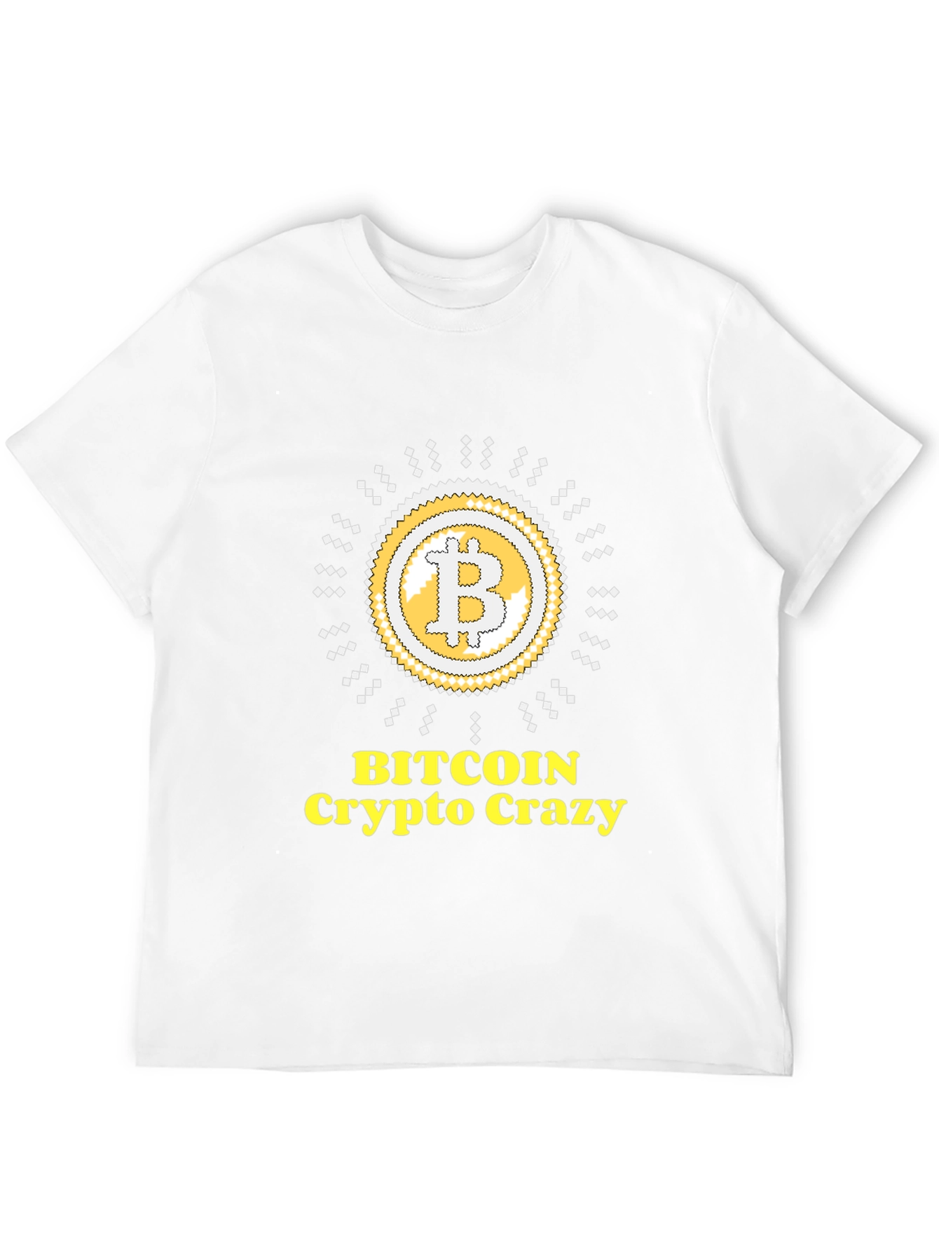Bitcoin Crypto Crazy Graphic T-Shirt