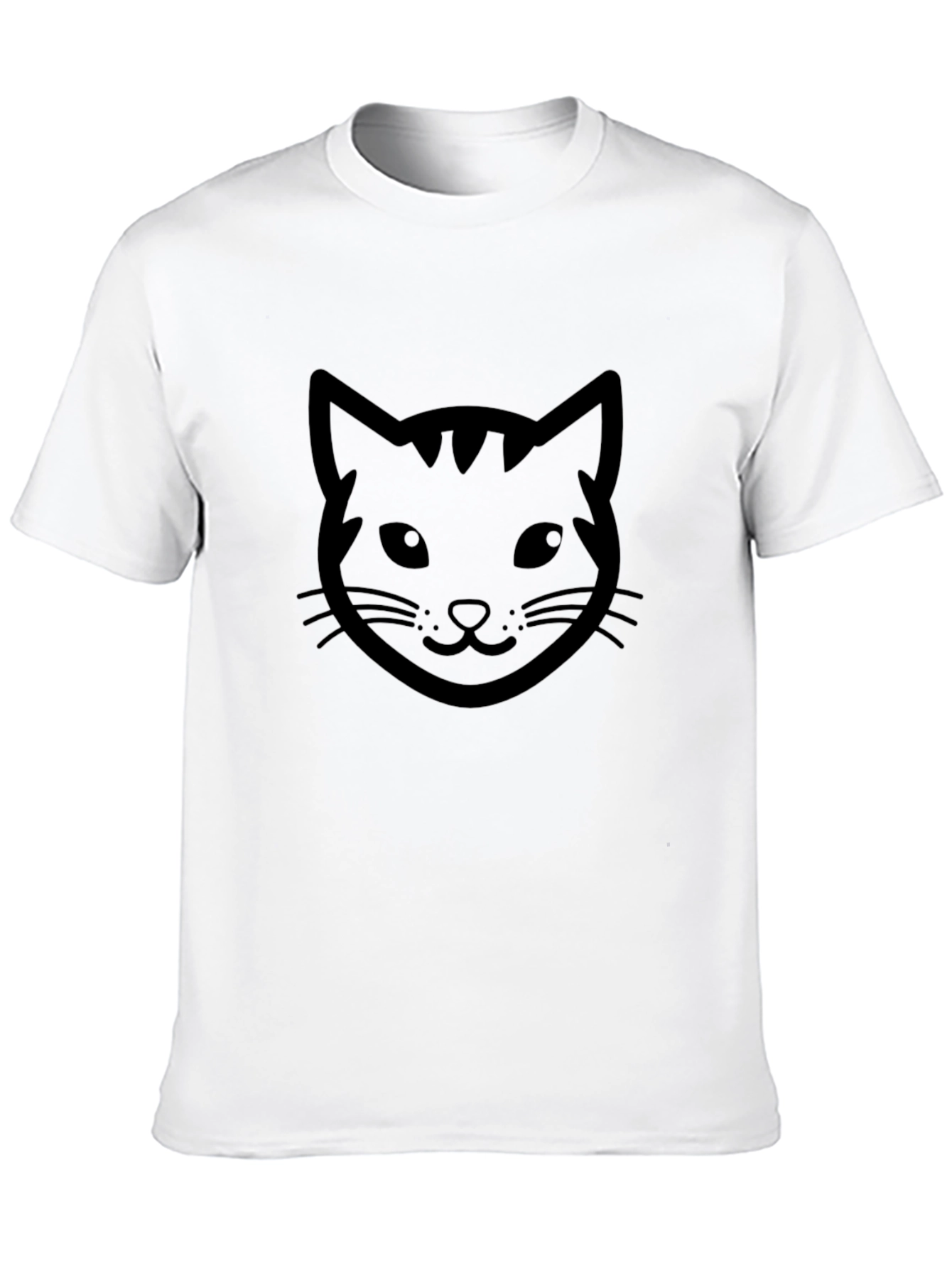 Cool Cat Graphic Tee - Black