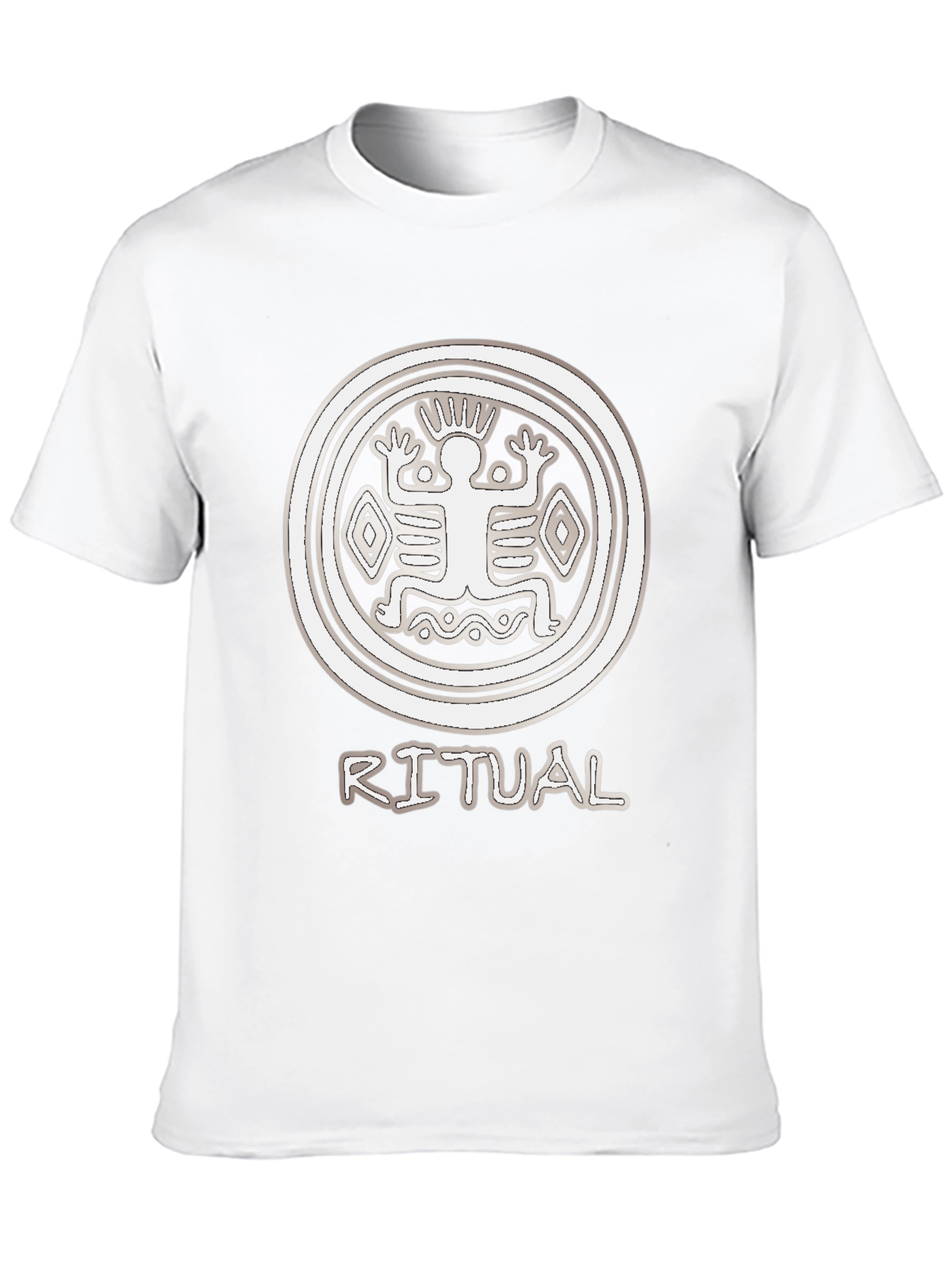 Ritual Graphic T-Shirt - Tribal Circle Design