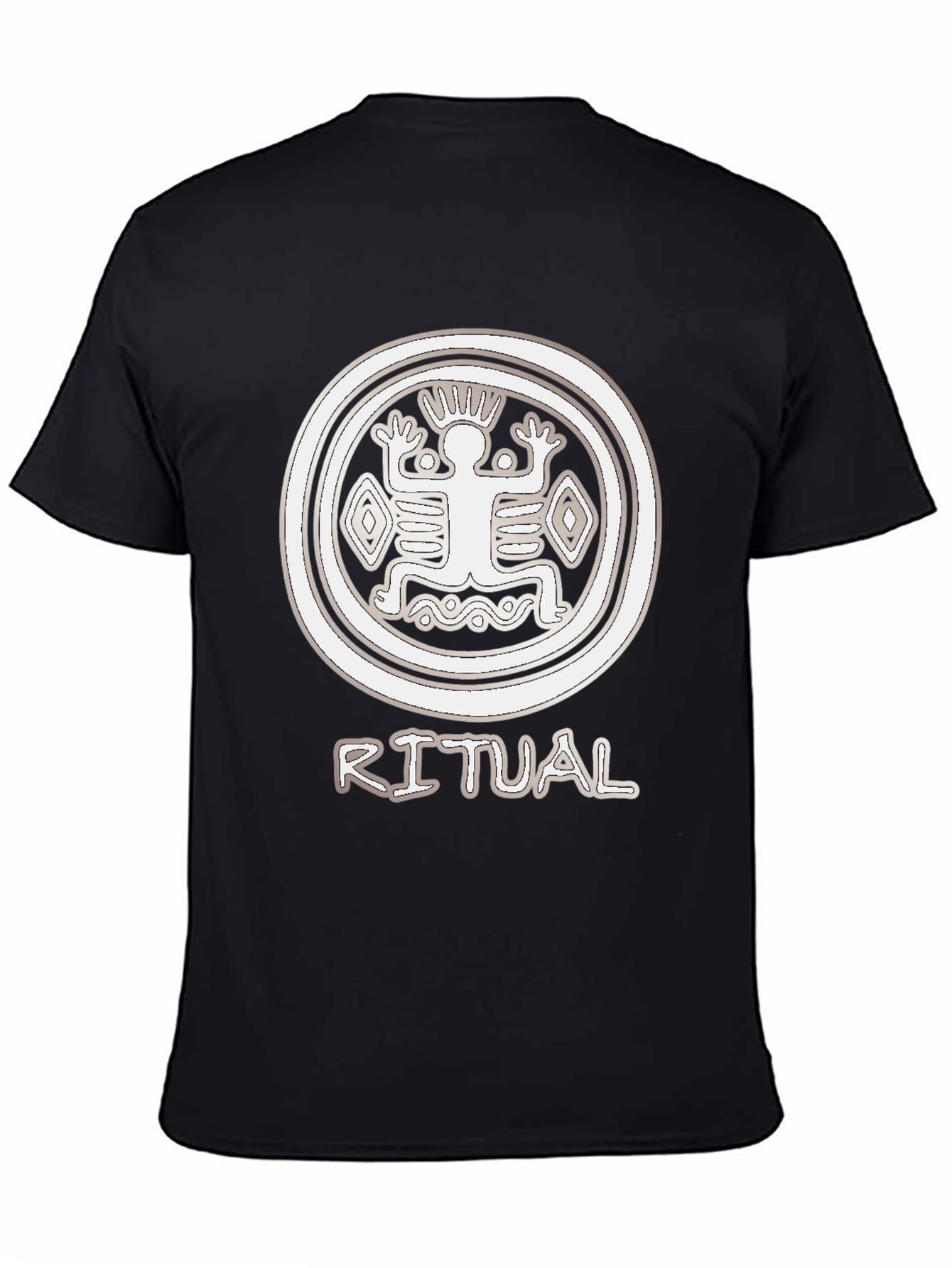 Ritual Graphic T-Shirt - Tribal Circle Design