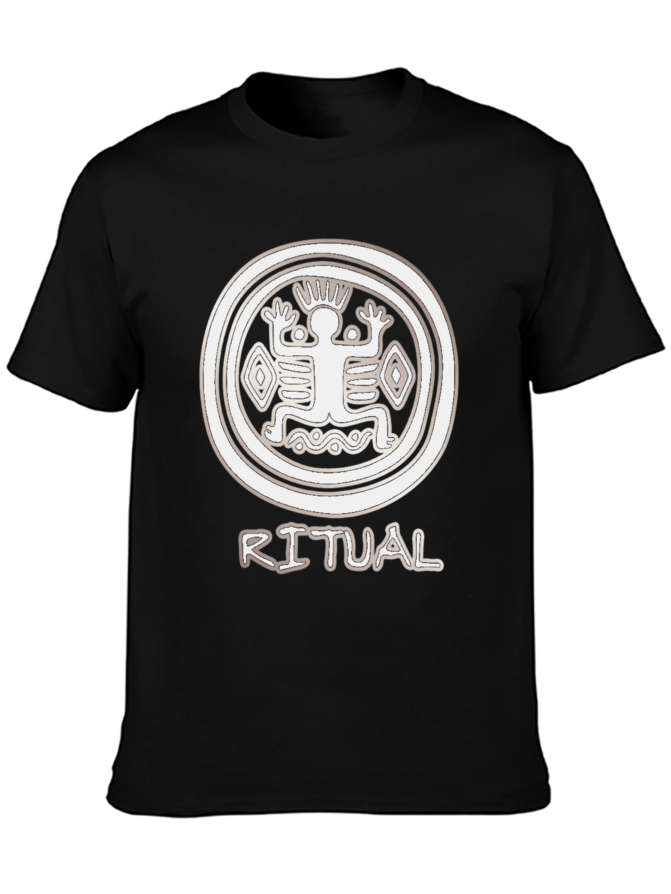 Ritual Graphic T-Shirt - Tribal Circle Design