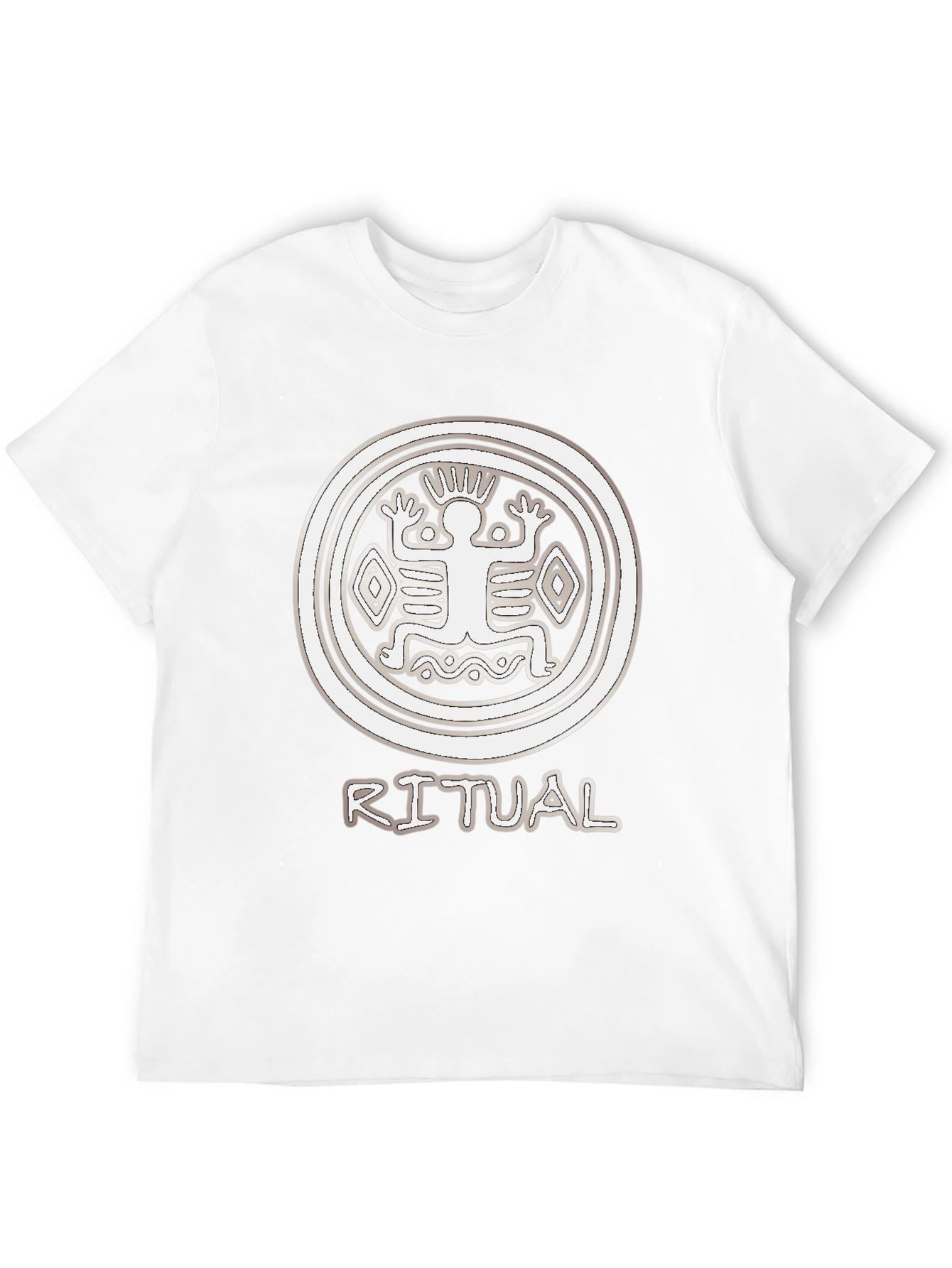 Ritual Graphic T-Shirt - Tribal Circle Design