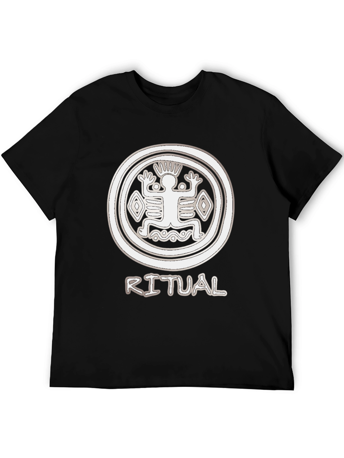 Ritual Graphic T-Shirt - Tribal Circle Design
