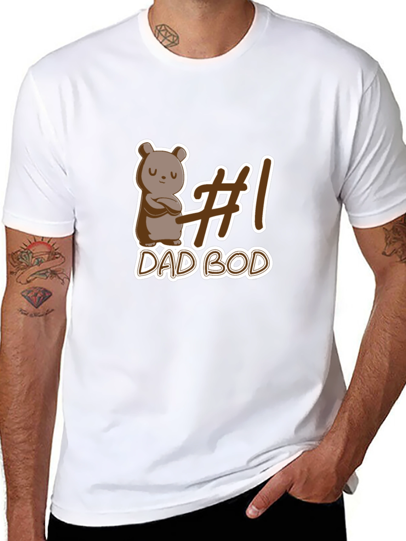 Dad Bod #1 Bear T-Shirt