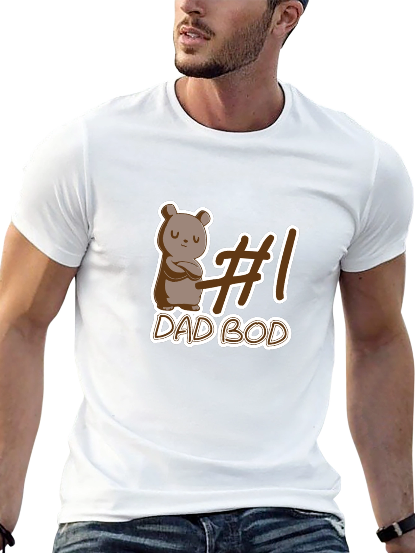 Dad Bod #1 Bear T-Shirt