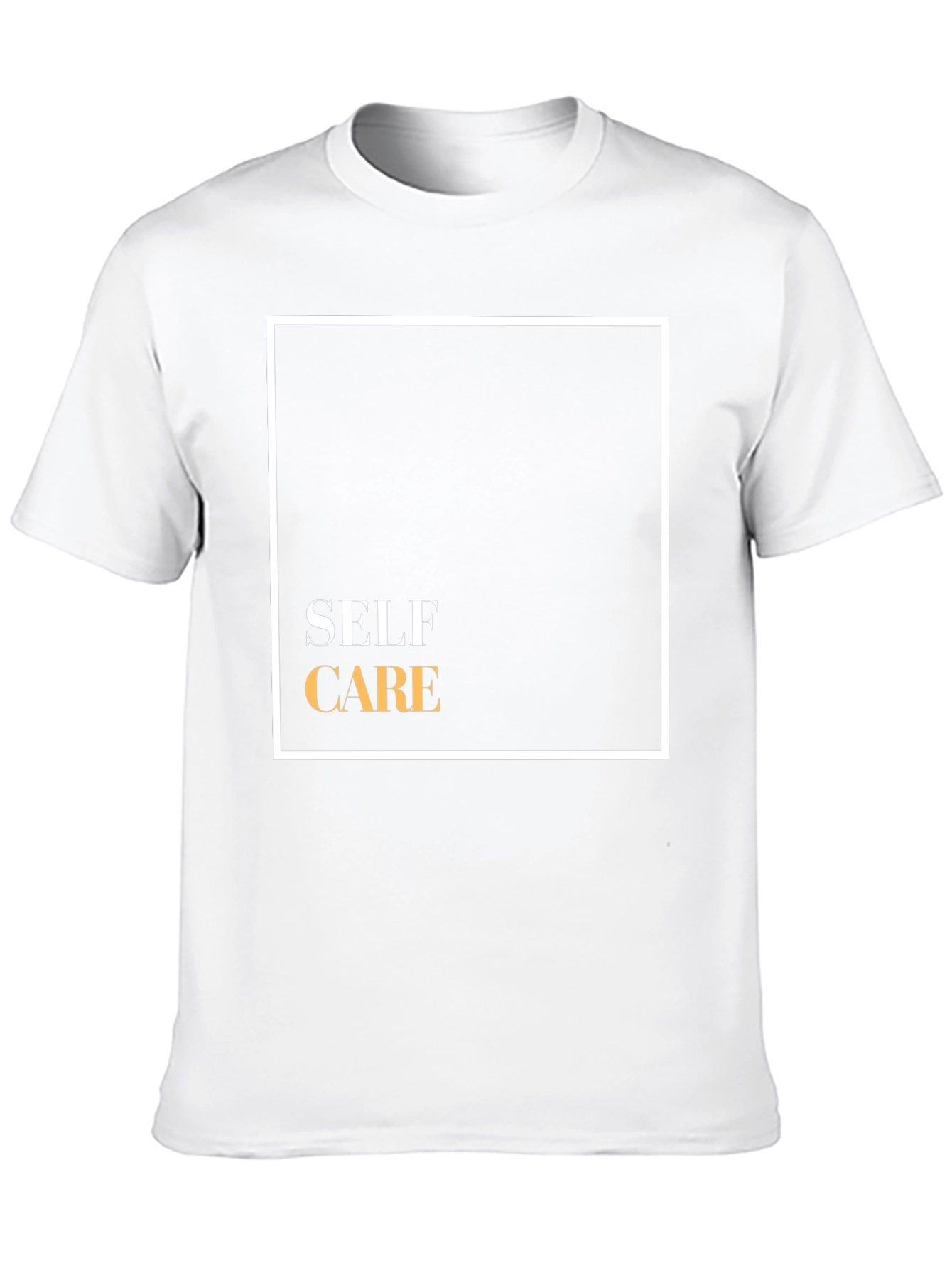 Self Care Graphic Tee - Black Cotton Blend