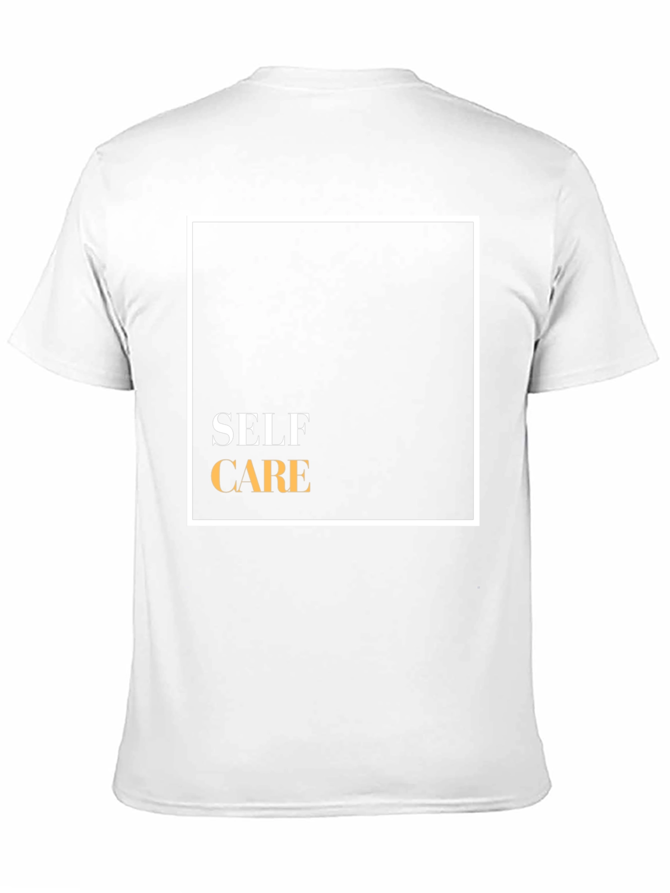 Self Care Graphic Tee - Black Cotton Blend
