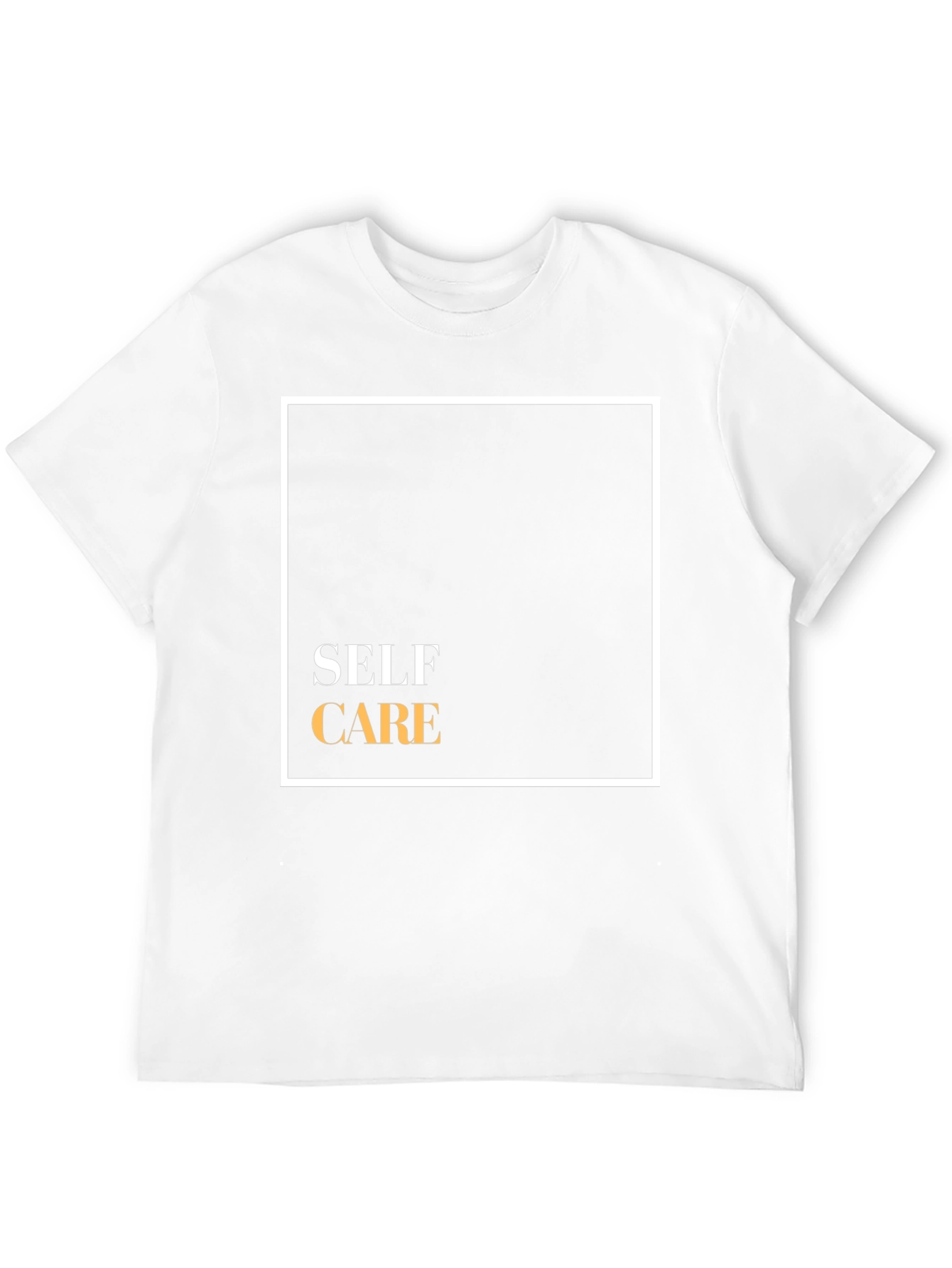 Self Care Graphic Tee - Black Cotton Blend