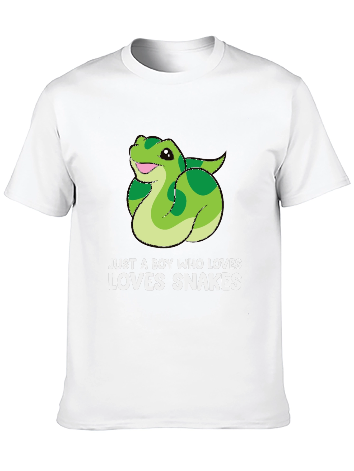 Boys Snake Lover T-Shirt - Cute Reptile Graphic Tee